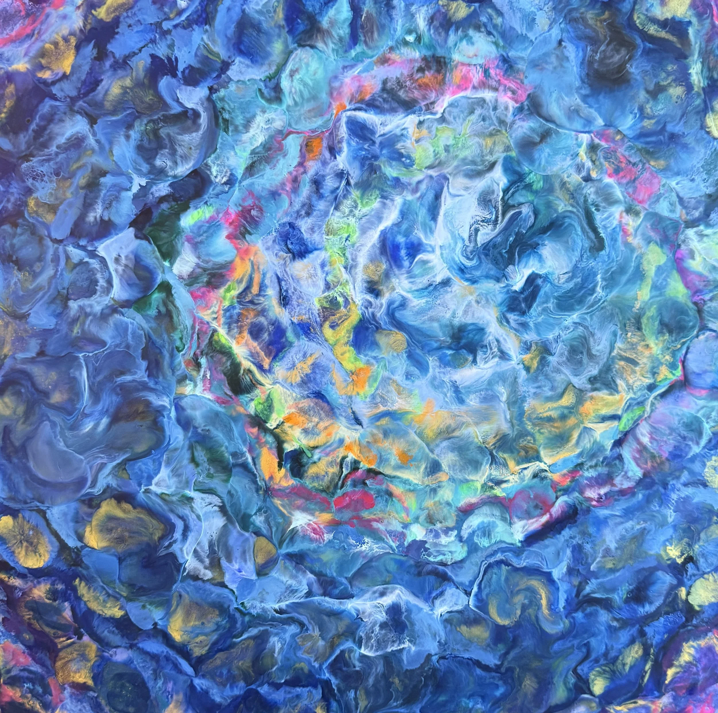 The Beginning 24" x 24" Wood--Sold