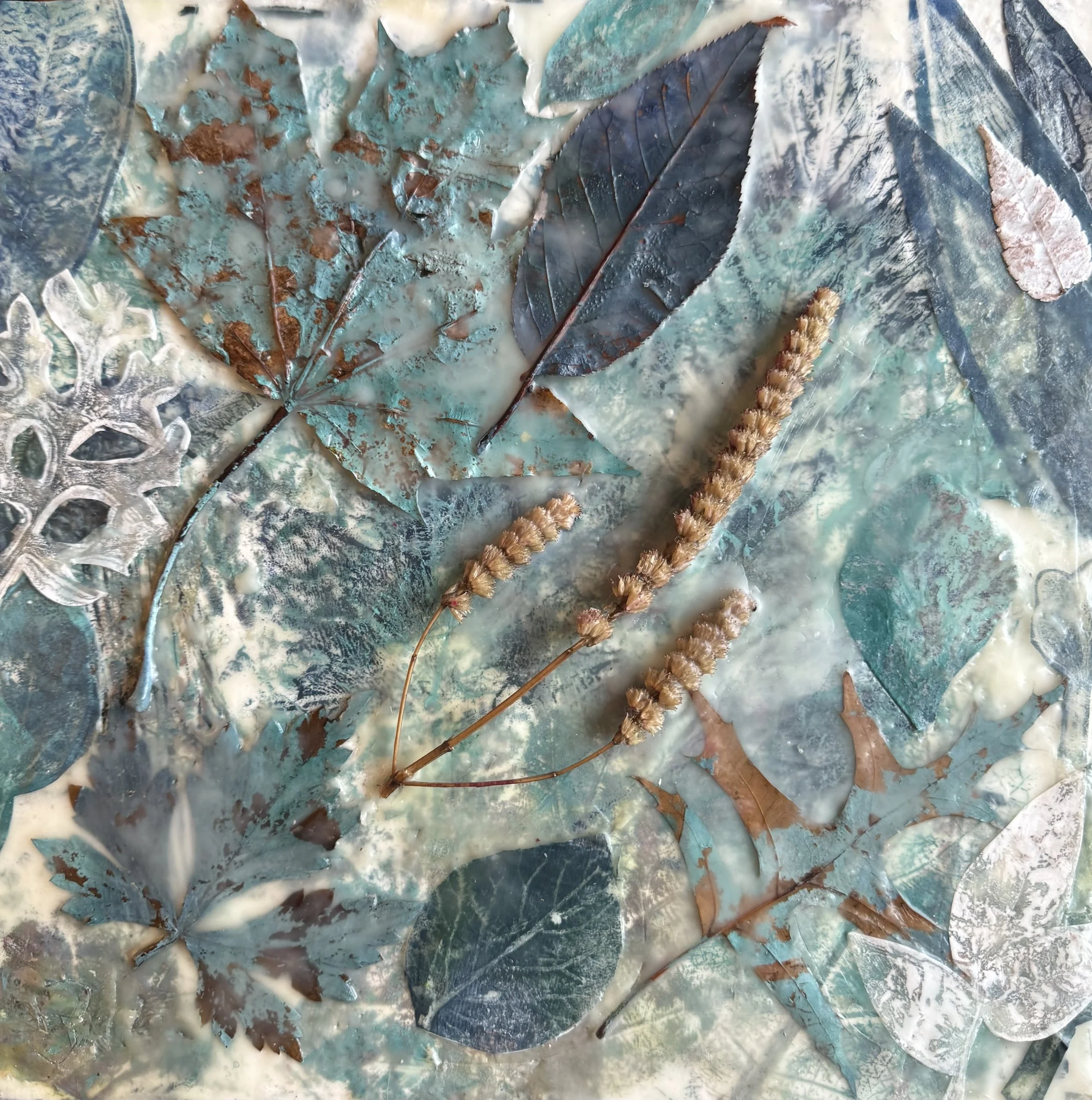 Flowing through Life 12" x 12" Wood--Sold