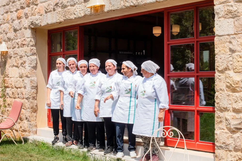 Local female cooks at Tawlet Tourelles