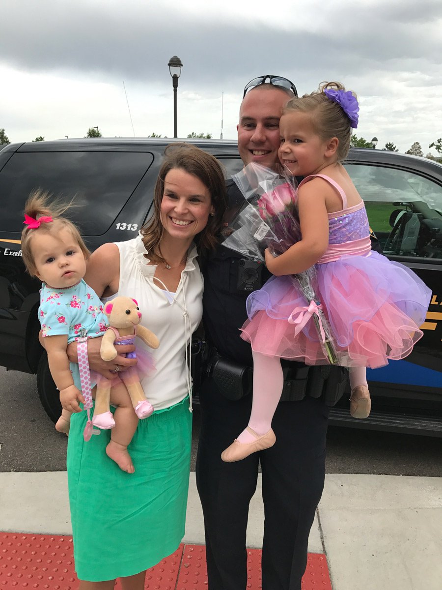 Zack Parrish at daughter Caroline's Dance Recital  - June 17, 2017