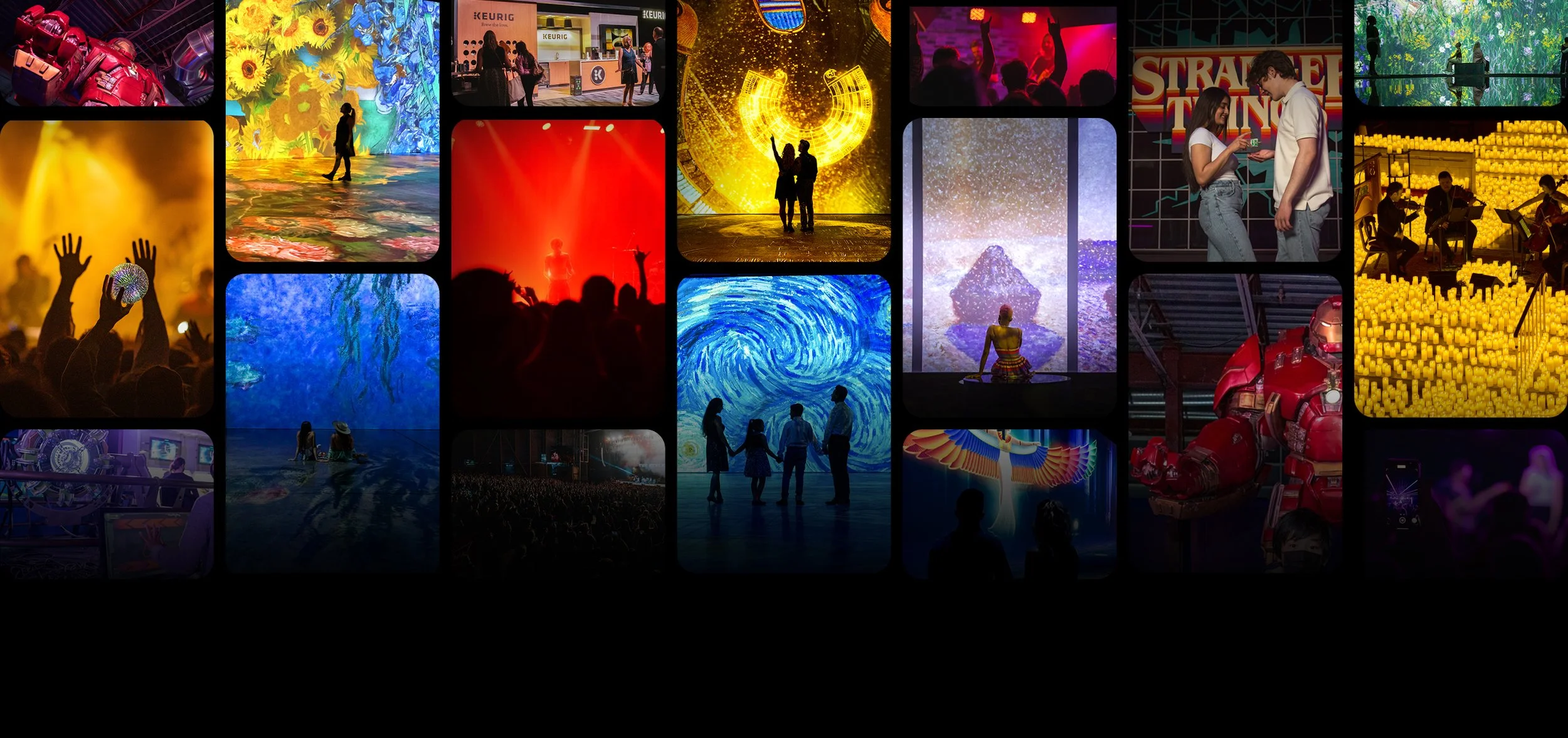 Modular Content Framework
Built to support internal IP, touring exhibitions, and artist campaigns