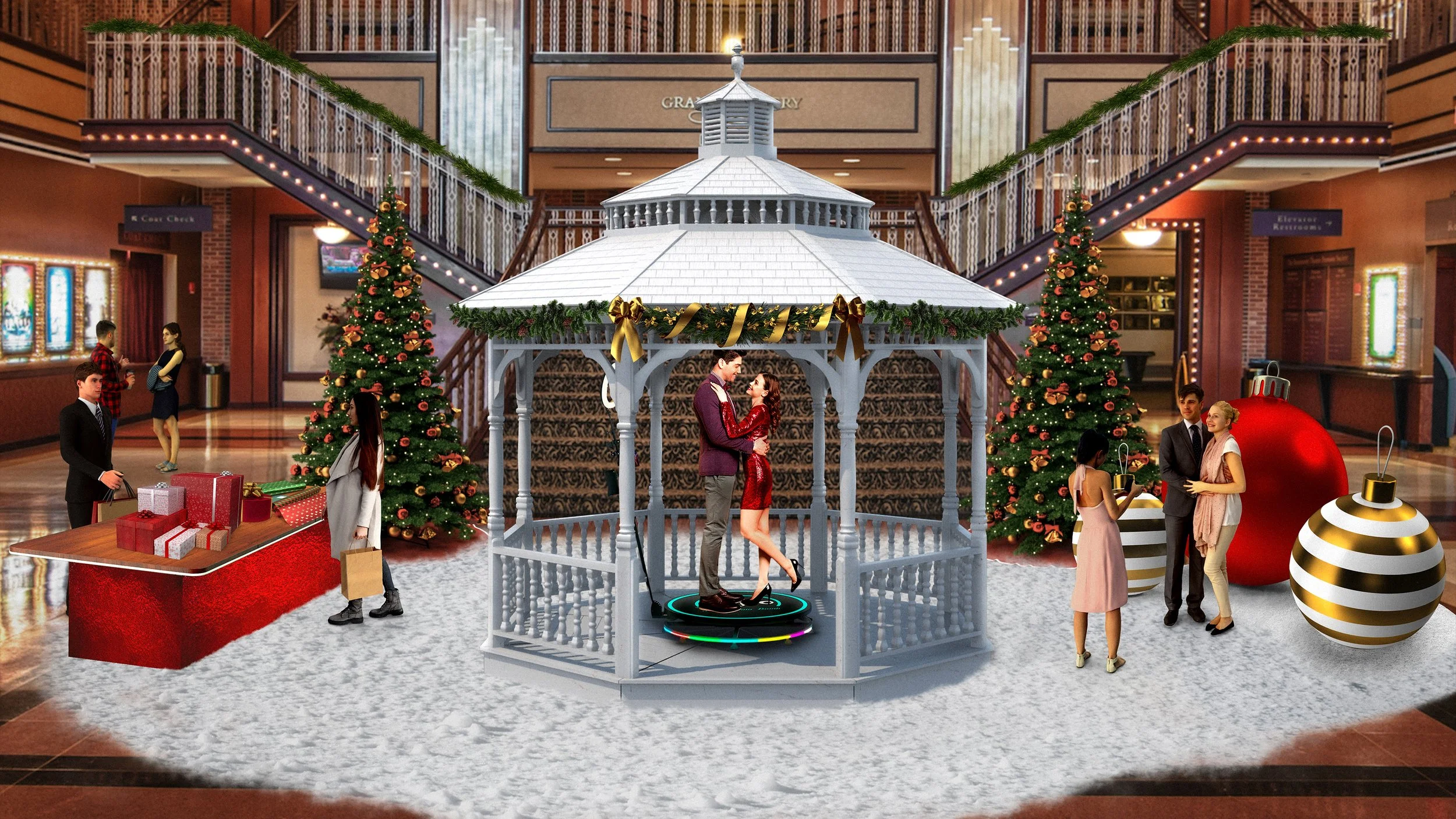 Christmas Stage Show Concept: Concept exploring a festive, immersive retail-meets-theatre experience rooted in holiday storytelling.