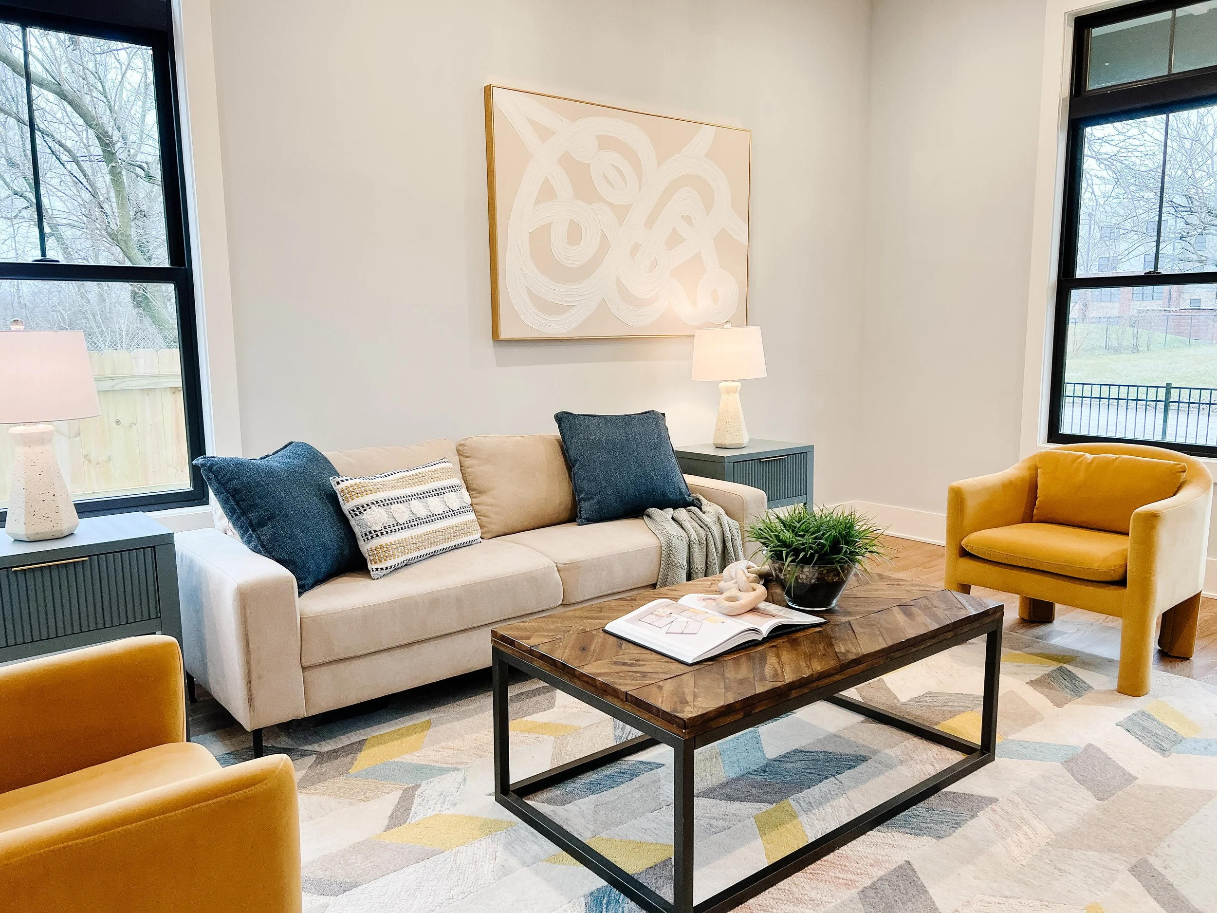 Koti Design Co home staging and short term rental styling and design. Indianapolis, Indiana