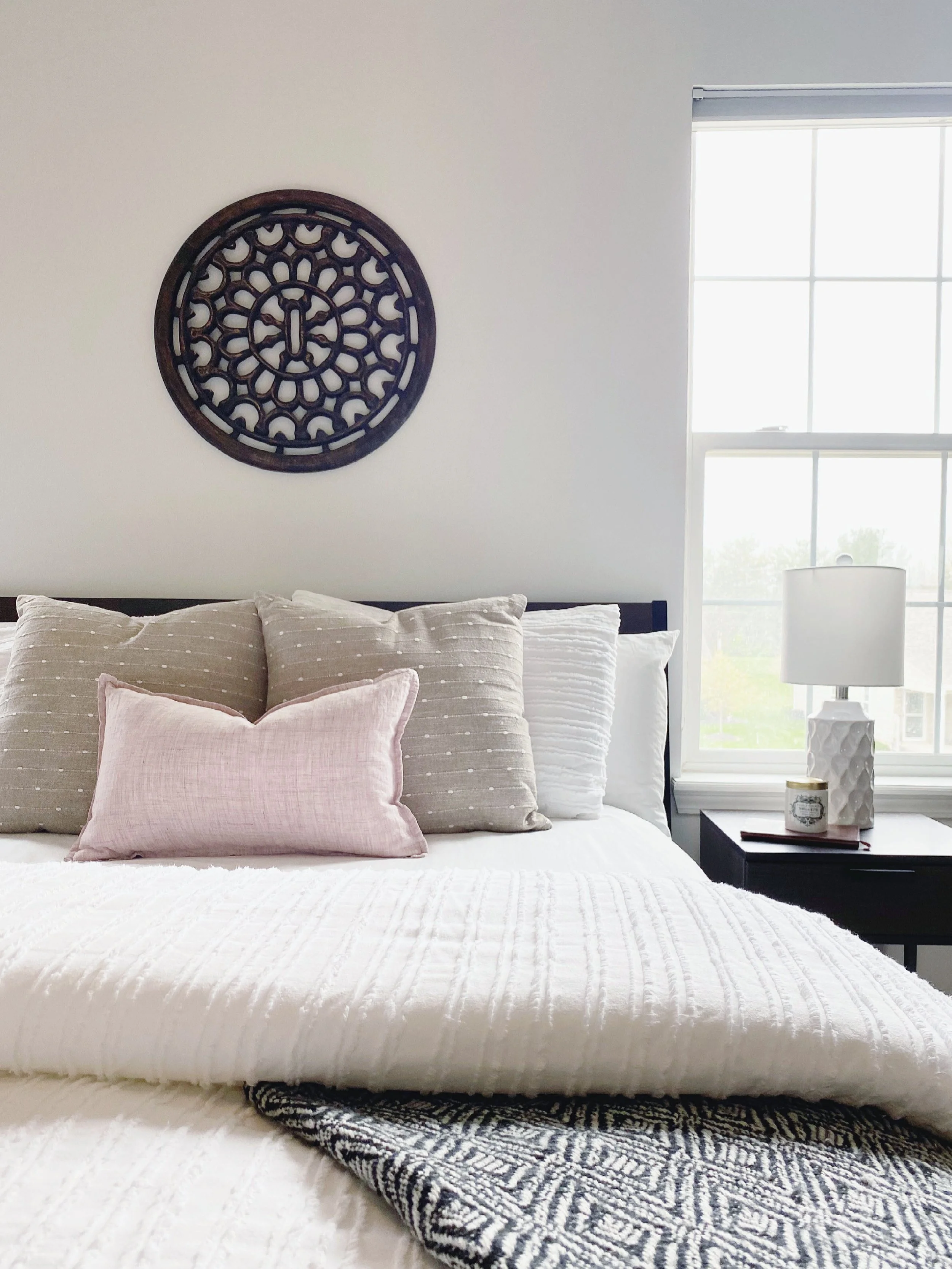 Koti Design Co bedroom styling and design. Noblesville, Indiana