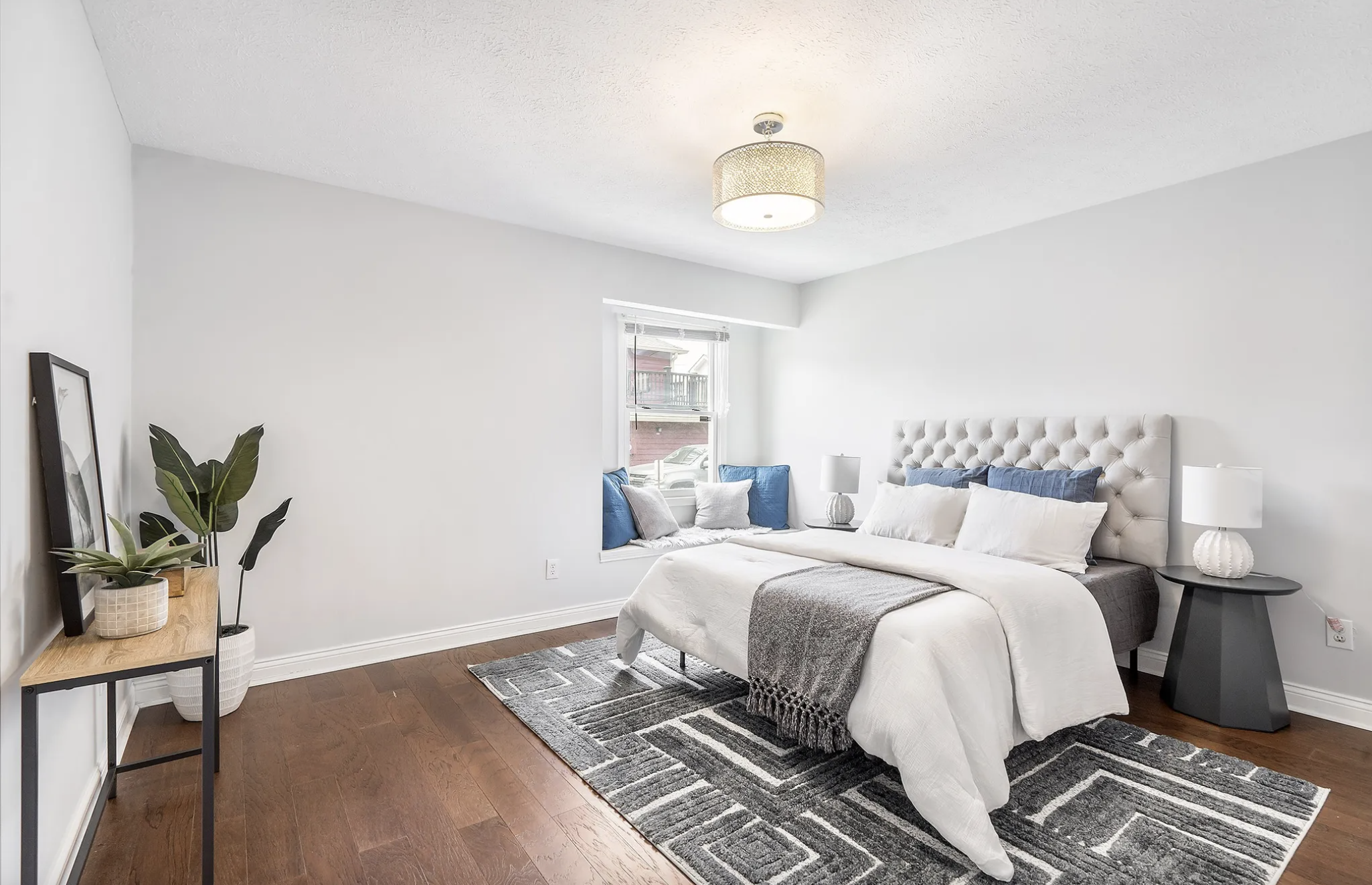 Koti Design Co home staging bedroom styling and design. Indianapolis, Indiana