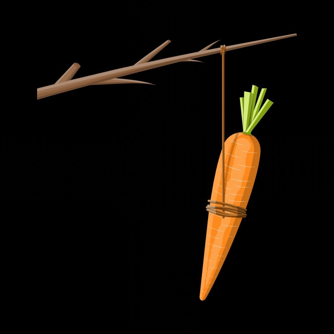 Quick question for you today&hellip;⁉️
 
Which motivates you more:🧐
 
Running toward something you want (a &ldquo;carrot&rdquo;)
Running away from something you want to escape (a &ldquo;stick&rdquo;)?
 
There is no wrong answer! 

But it&rsquo;s wor