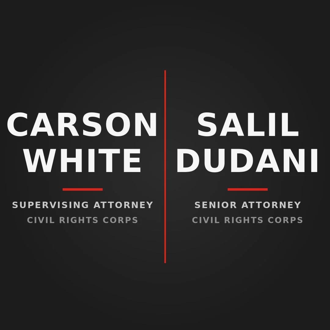 490 | How the Civil Rights Corps Secured a Massive Victory in the Fight Against Cash Bail w/Salil Dudani and Carson White