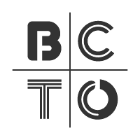 BCTO square logo in black
