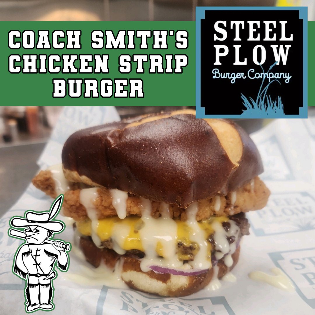 Two exclusives for Tonight's Fundraiser supporting the Alleman Pioneers Baseball Team- Coach Smith's Chicken Strip Burger and Coach Wethy's Nachomania Nachos!