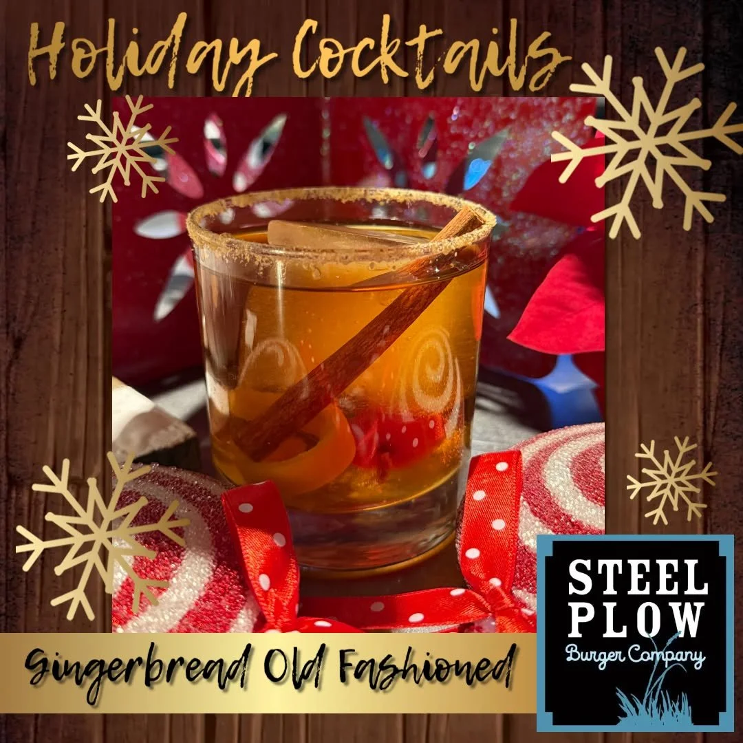 Meet the Gingerbread Old Fashion- the Christmas miracle you can drink. Bulleit bourbon, gingerbread syrup, a rim of gingerbread dust, and a cozy orange-cherry finish.

It&rsquo;s basically a holiday fireplace in a glass. 🔥✨Come warm up with one toni