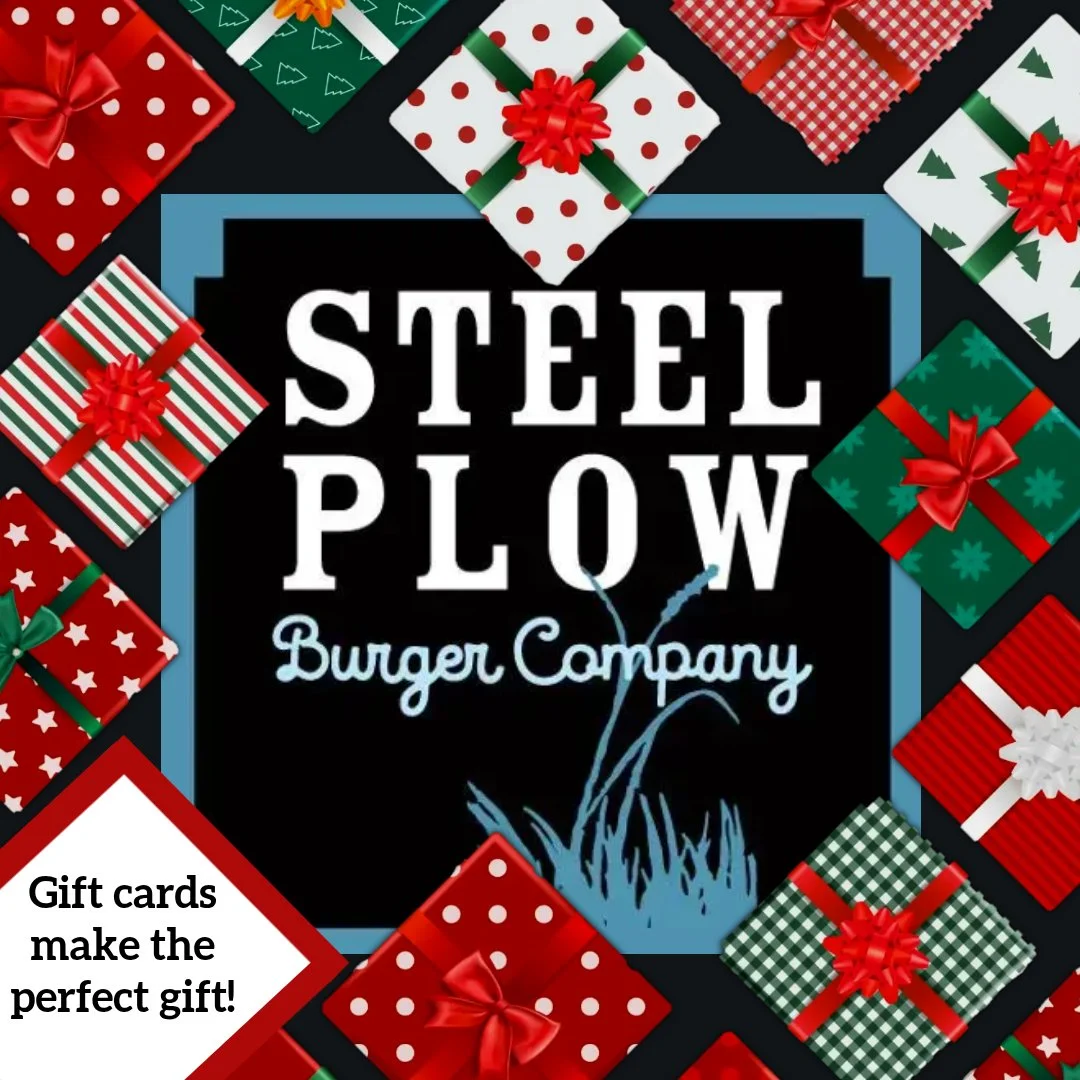 🎅🎁 Santa&rsquo;s workshop called&hellip; apparently he&rsquo;s outsourcing good deals to Steel Plow this year.

Now through the holidays, get a $5 BONUS for every $25 in gift cards you buy!
More burgers, more shakes, more holiday joy. ✨

Be generou