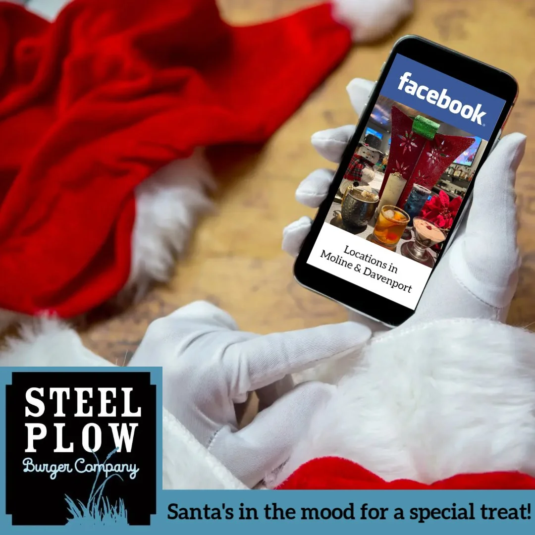 🎅✨ Santa&rsquo;s been checking the list, wrapping the gifts, feeding the reindeer&hellip;and honestly? The man needs a cocktail.

He told us himself:
&ldquo;Cookies are great, but a Steel Plow cocktail? That&rsquo;s the real Christmas spirit.&rdquo;