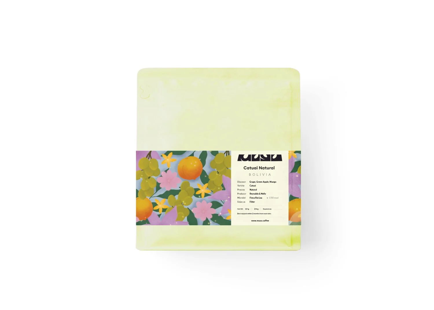 Catuai Natural • Filter • Green Apple, Grapes, Mango