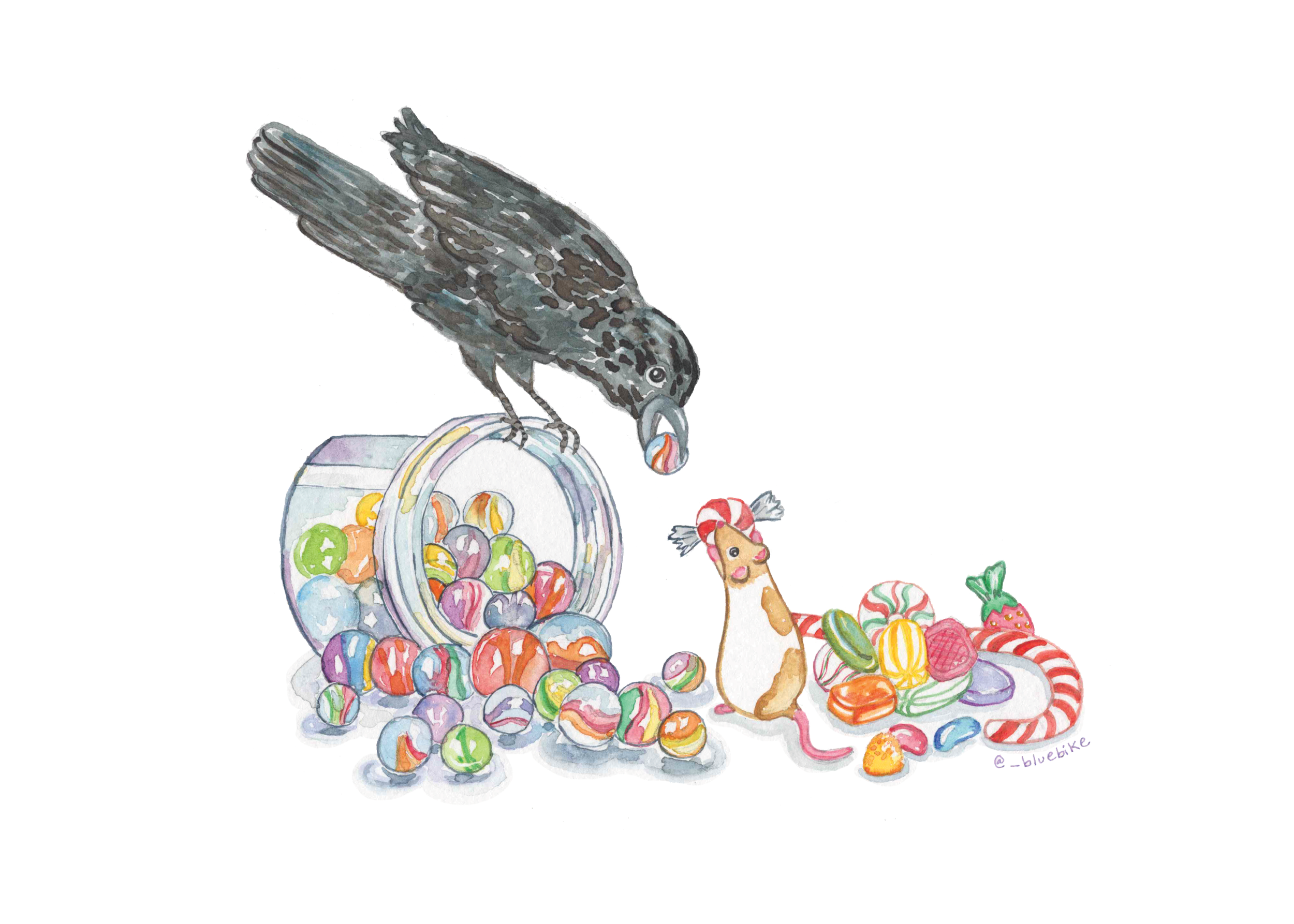 marbles and candy crow and rat.png
