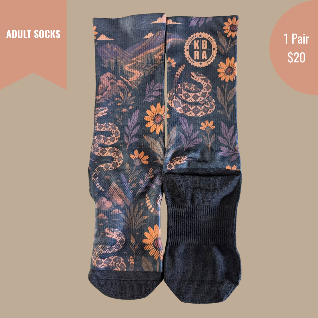 ADULT KBRA Socks - 1 Pair for $20