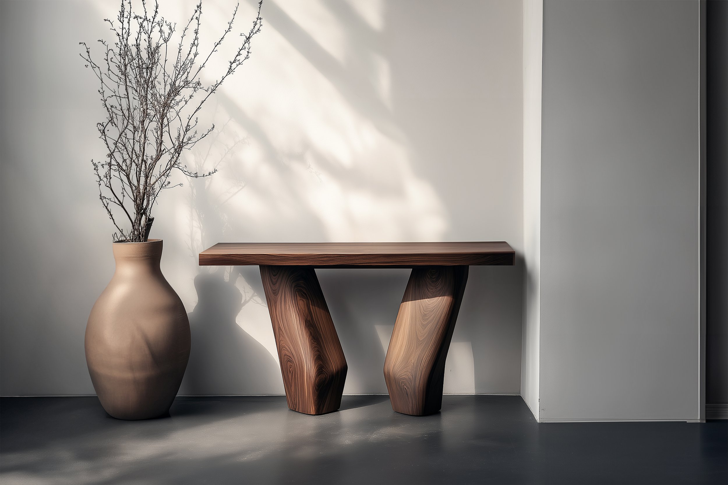 Solace No2 Entry Table in Solid Wood with Fluid Legs, by NONO — 3.jpg