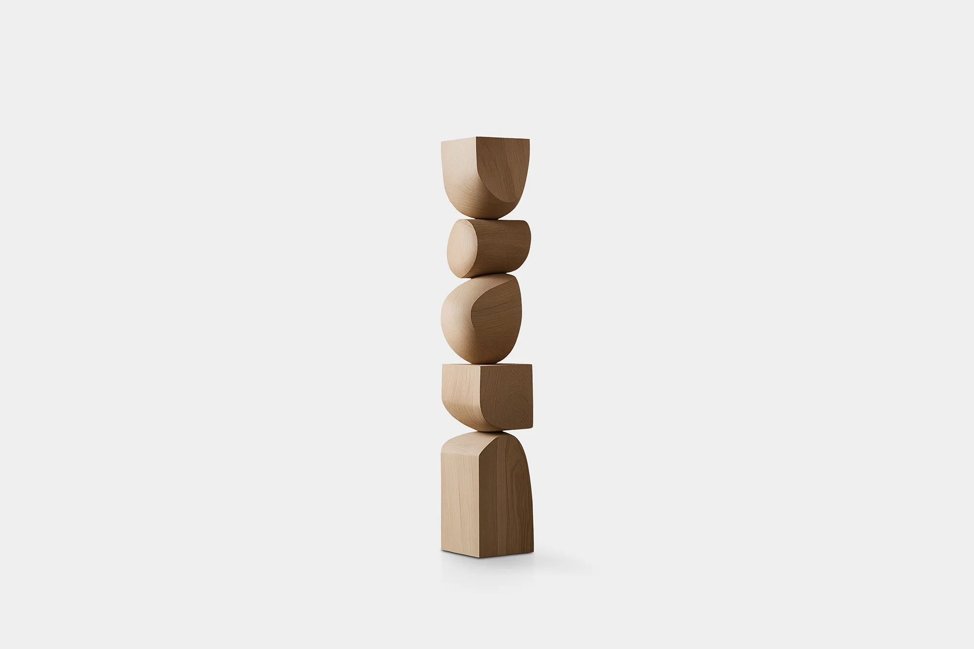Still Stand No103 Abstract Light Solid Wood Totem by NONO Modern Design — 1.jpg