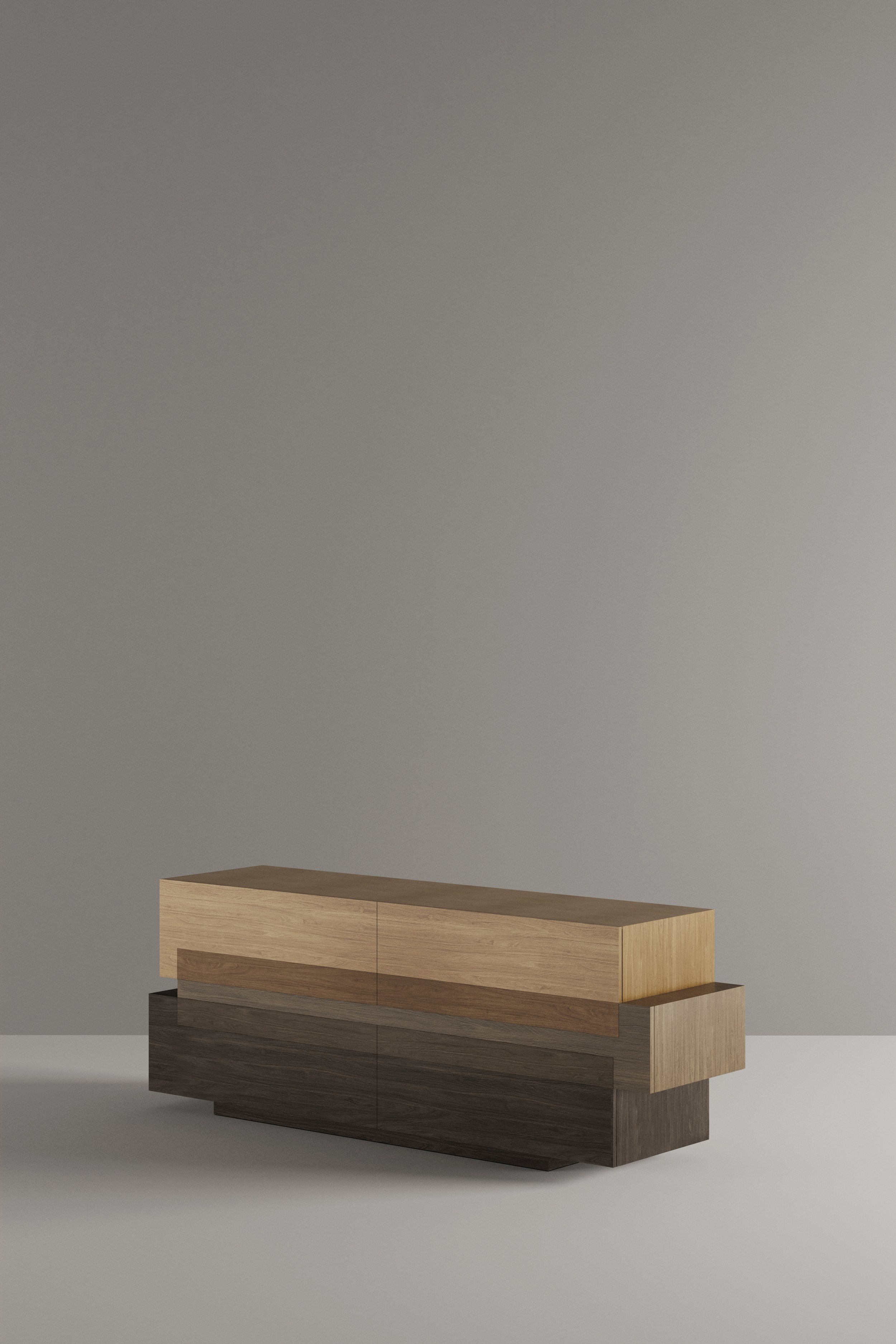 Booleanos Credenza in warm wood by Joel Escalona.jpg