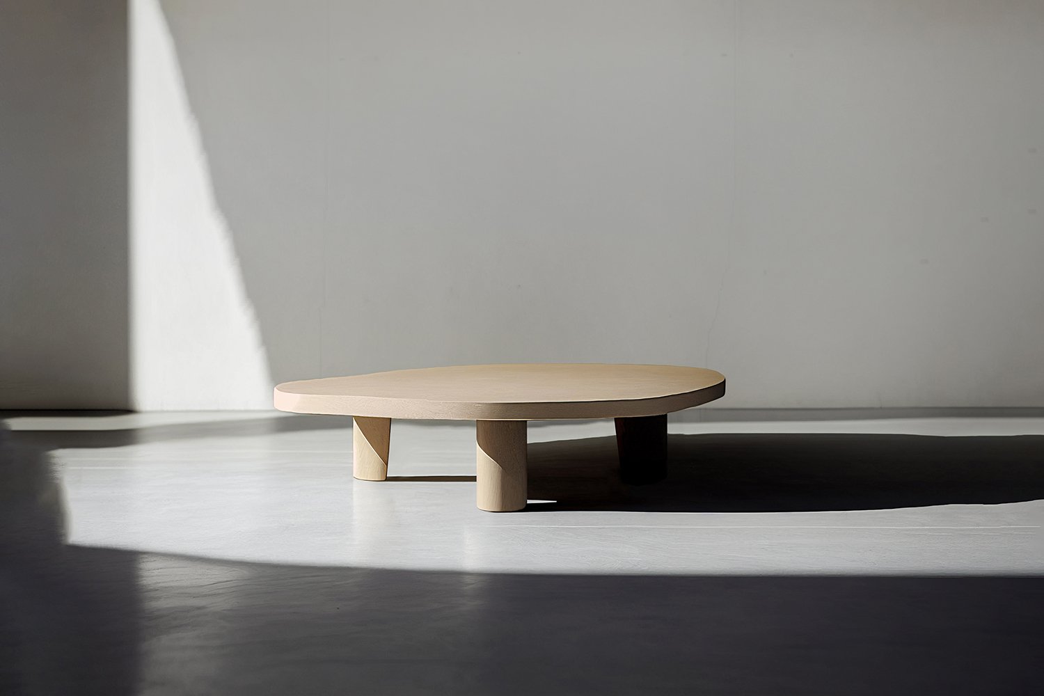 Hand-Crafted Solid Wood Oak Asimetric Coffee Table — 2.jpg