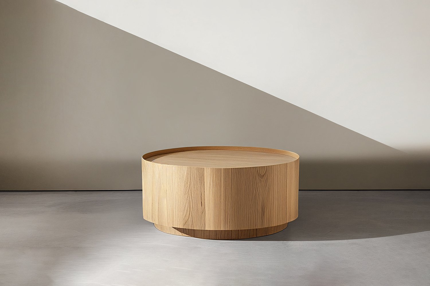 Round Coffee Table Made of Oak Veneer  by NONO Furniture — 4.jpg