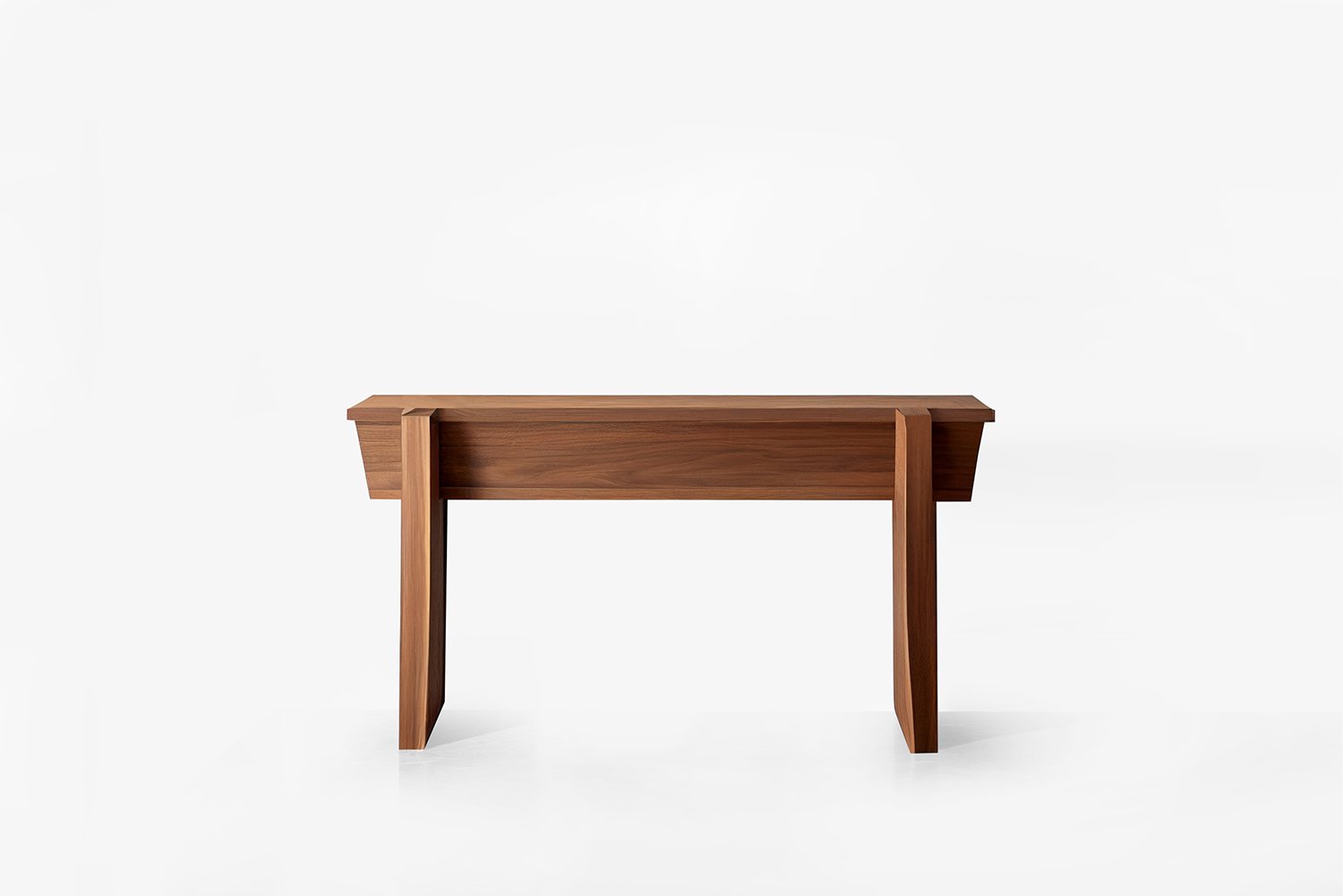 Minimal Console Table, Sideboard Made of Solid Walnut Wood, Narrow Console by NONO Furniture — 1.jpg