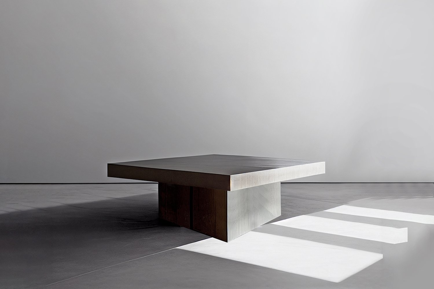 Square Coffee Table Made with Beautiful Black and Grey  Veneer Wood by NONO Furniture — 3.jpg