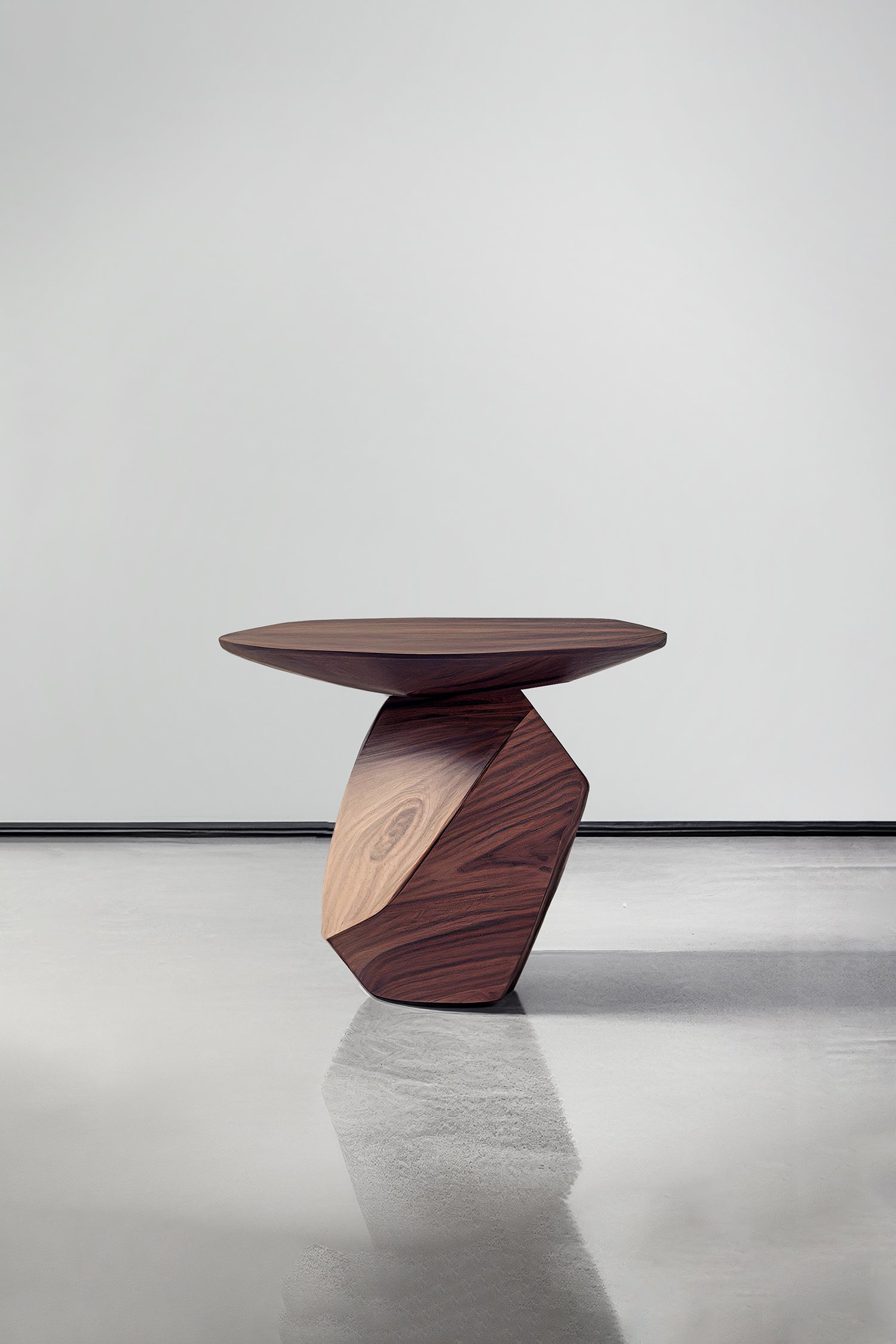 Sculptural Side Table Made of Solid Walnut Wood Solace S3 by Joel Escalona — 4.jpg