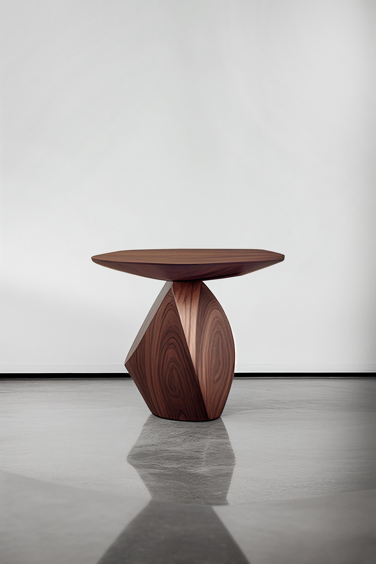 Sculptural Side Table Made of Solid Walnut Wood Solace S3 by Joel Escalona — 2.jpg