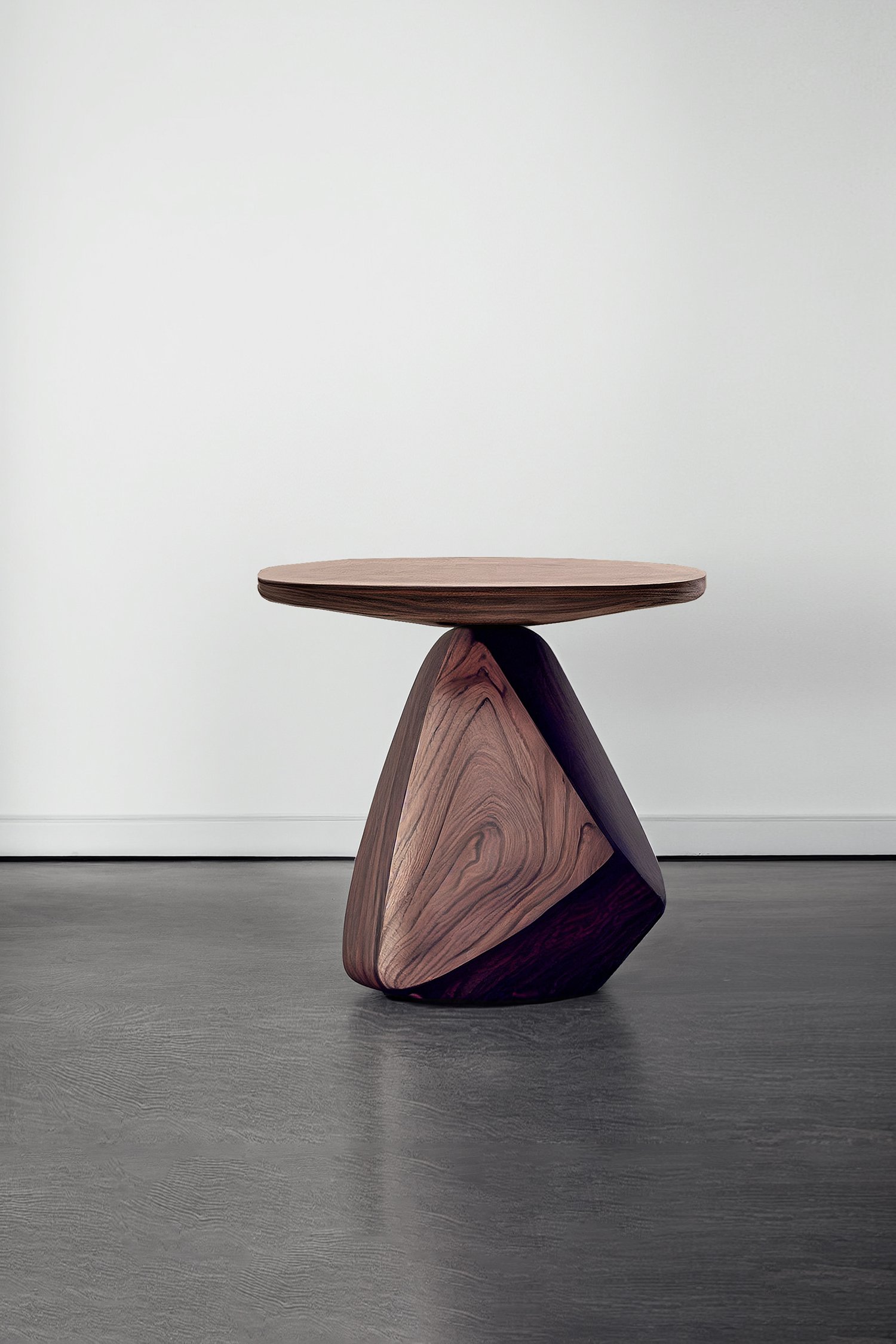 Sculptural Side Table Made of Solid Walnut Wood Solace S7 by Joel Escalona — 3.jpg