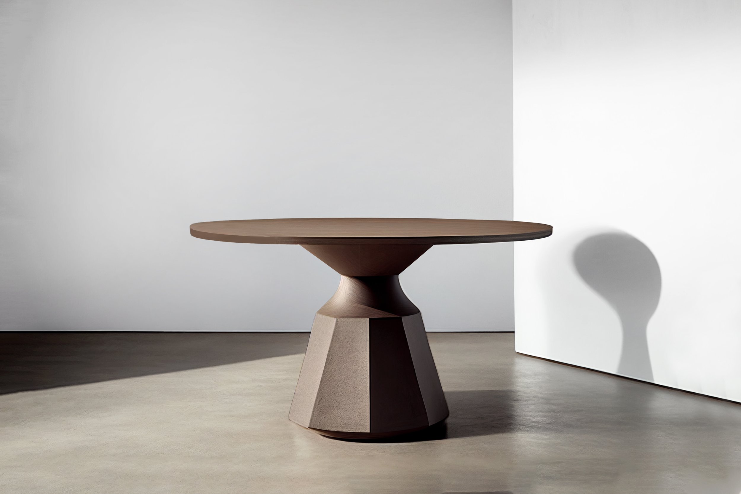 Moka Dining Table D, Round Table For Four by NONO —3.jpg