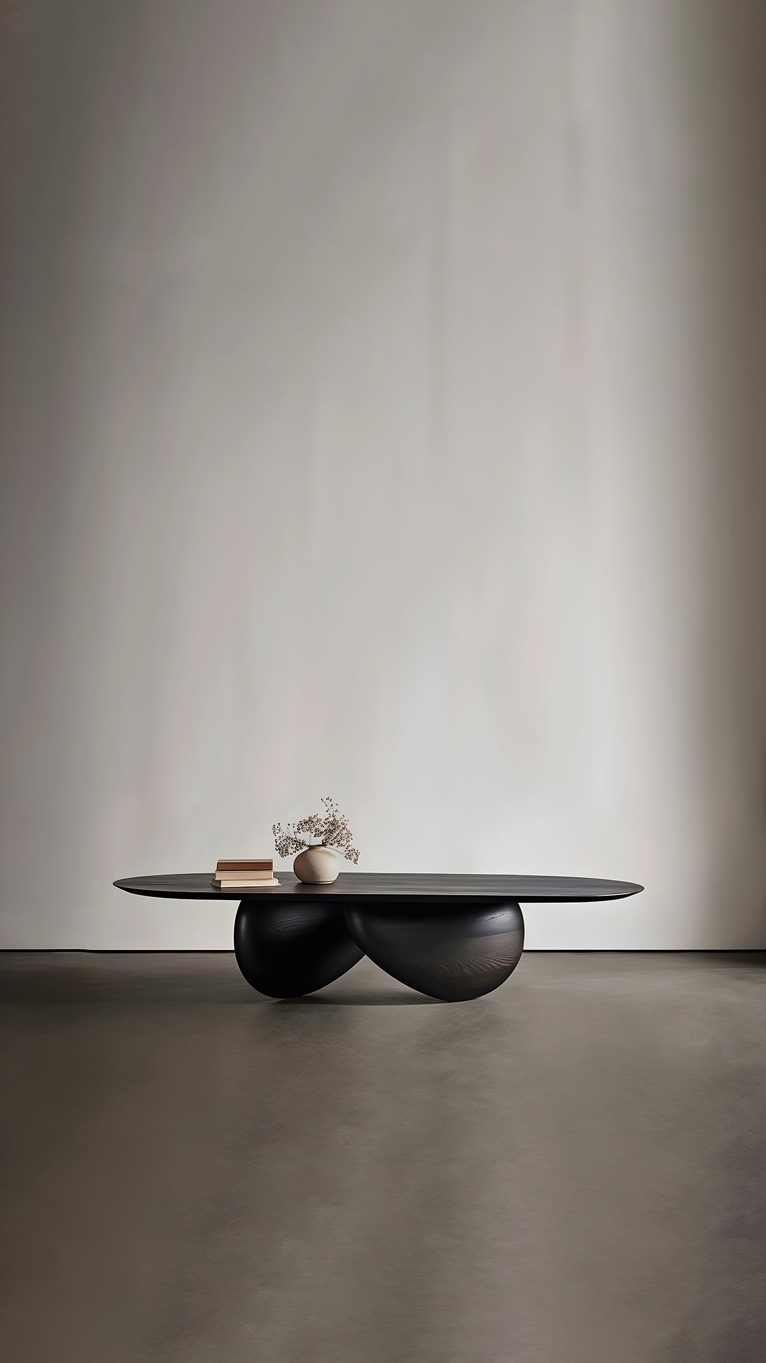 Solid Wood Black Tinted Coffee Table, Fishes Series 9 by Joel Escalona — 6.jpg