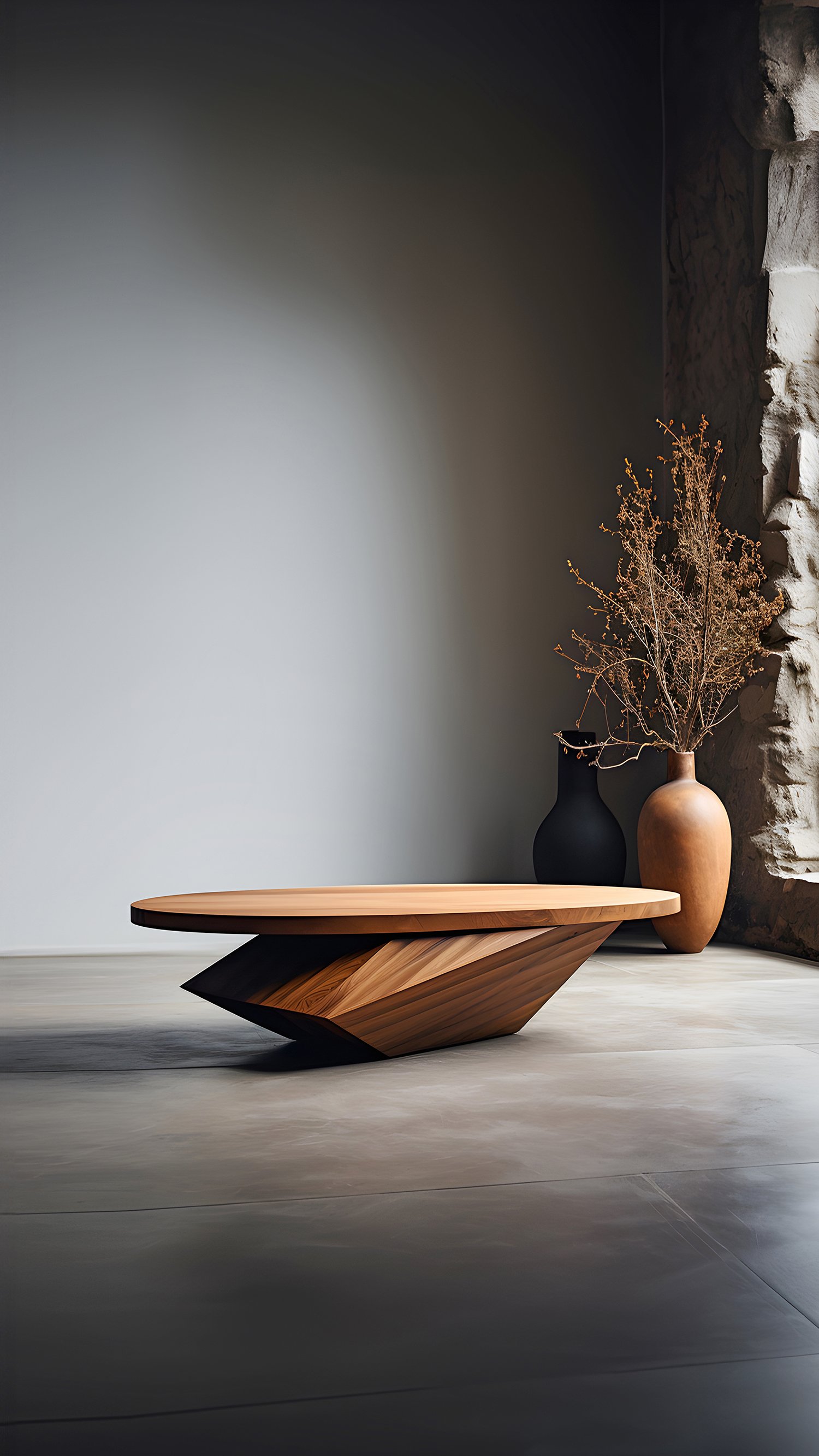 Sculptural Coffee Table Made of Solid Wood, Center Table Solace S13 by Joel Escalona — 5.jpg
