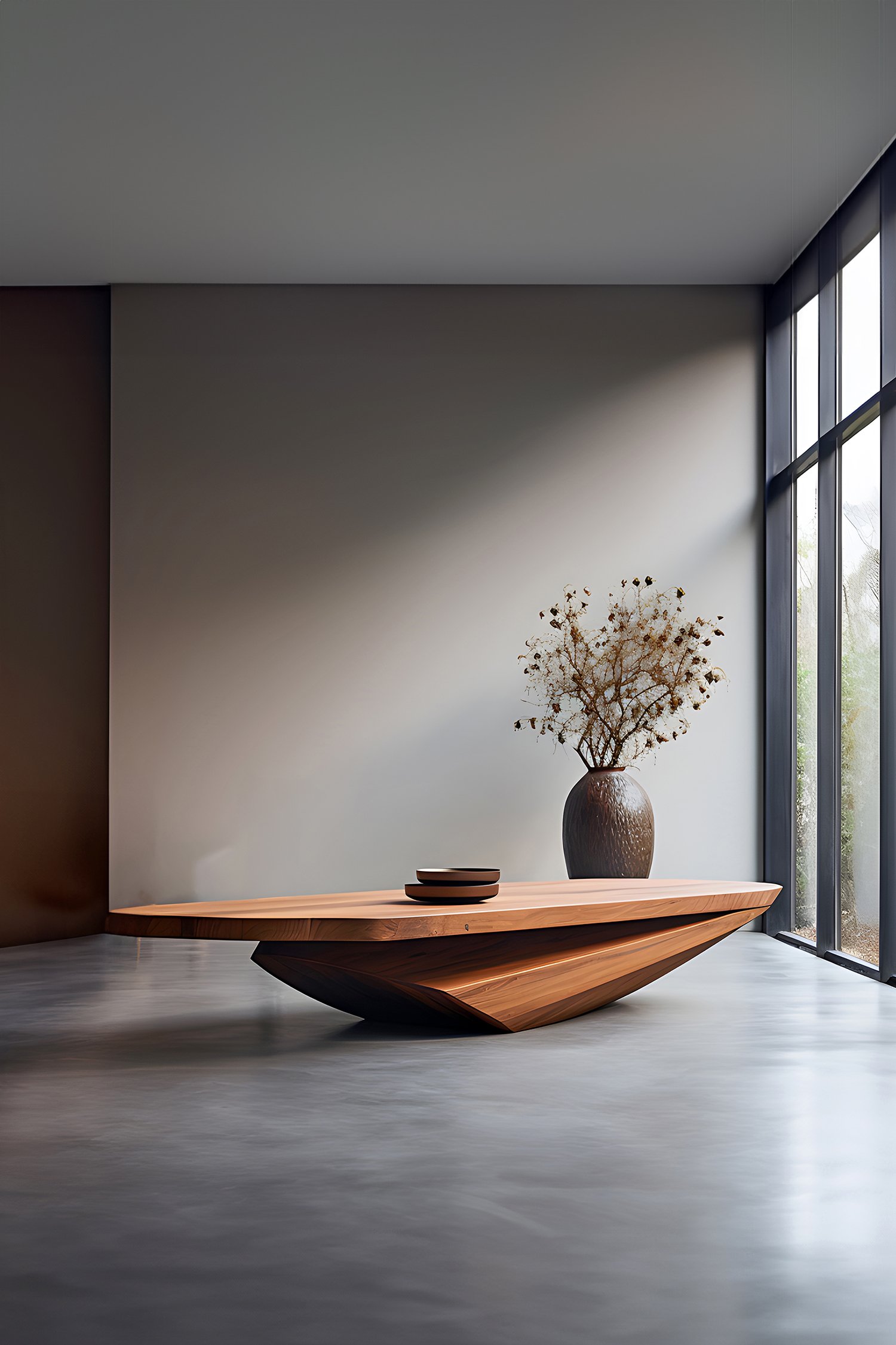 Oval Coffee Table Made of Solid Wood, Center Table Solace S18 by Joel Escalona — 6.jpg
