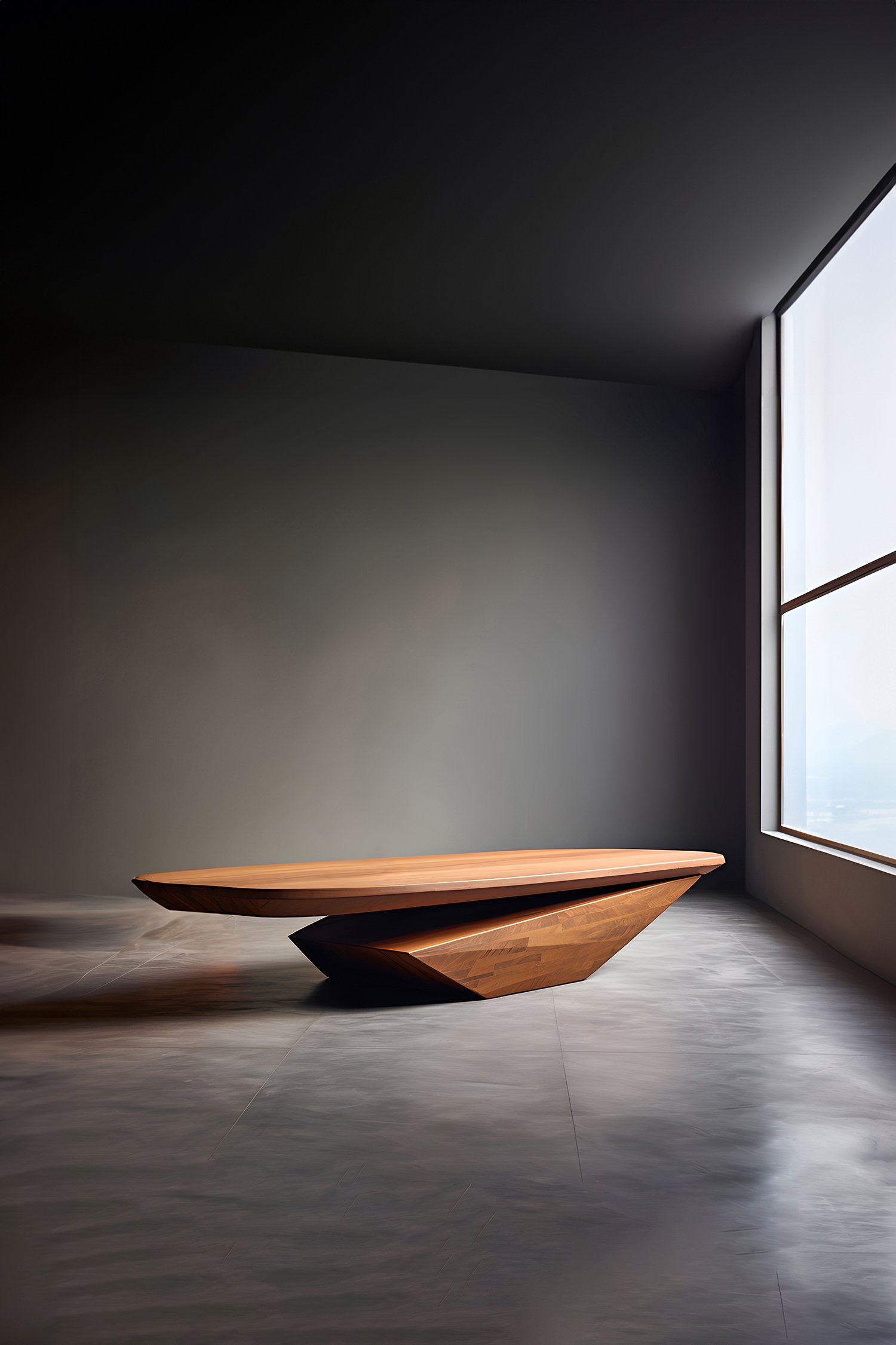 Oval Coffee Table Made of Solid Wood, Center Table Solace S18 by Joel Escalona — 7.jpg