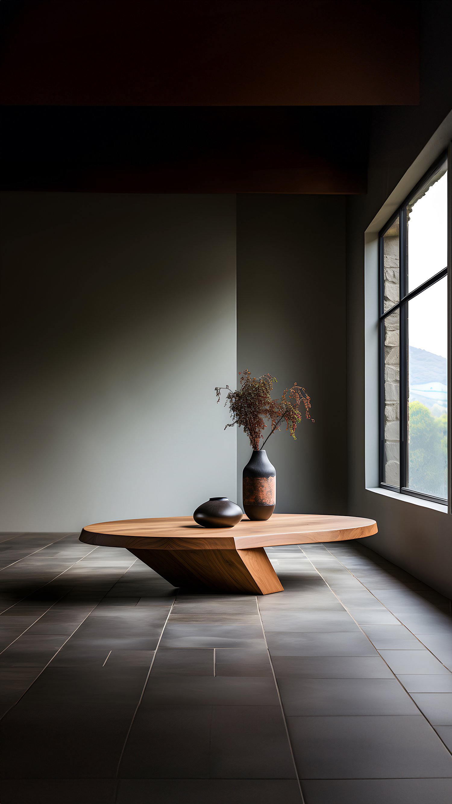Sculptural Coffee Table Made of Solid Wood, Center Table Solace S26 by Joel Escalona —7.jpg
