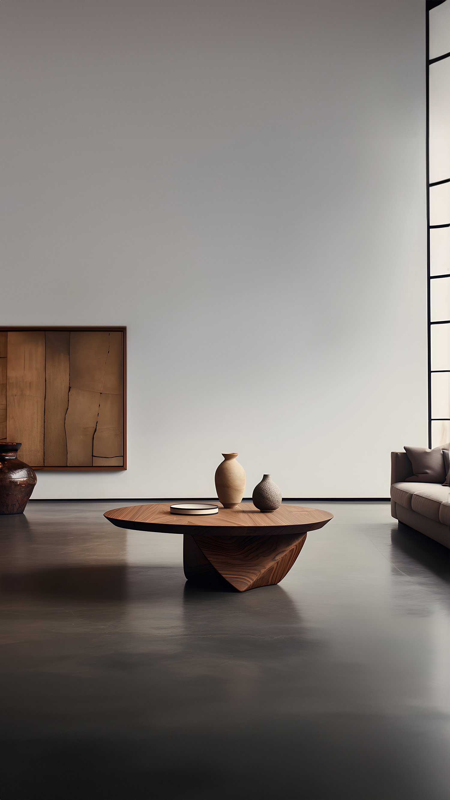 Sculptural Coffee Table Made of Solid Wood, Center Table Solace S32 by Joel Escalona — 9.jpg