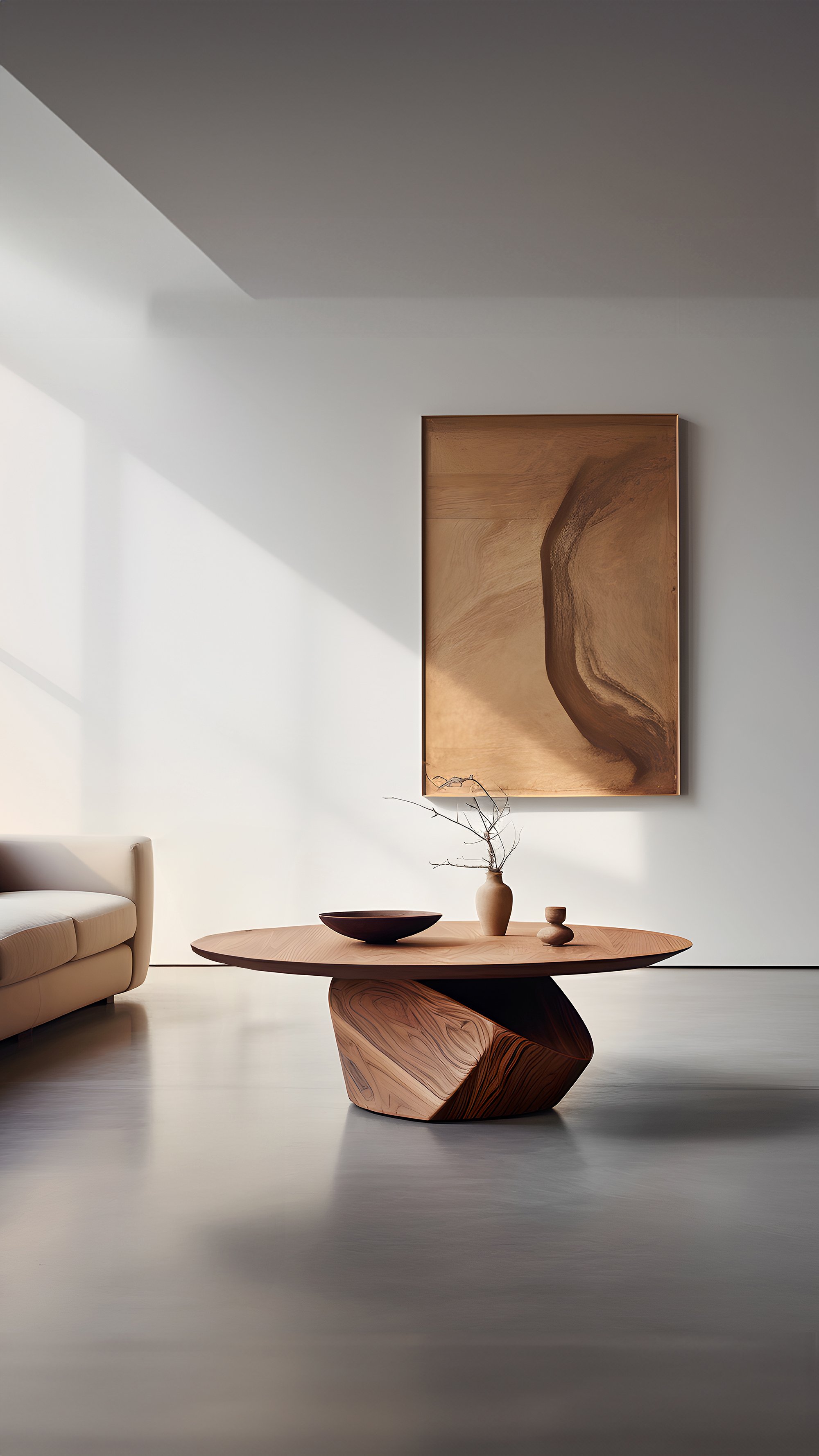 Sculptural Coffee Table Made of Solid Wood, Center Table Solace S35 by Joel Escalona — 7.jpg