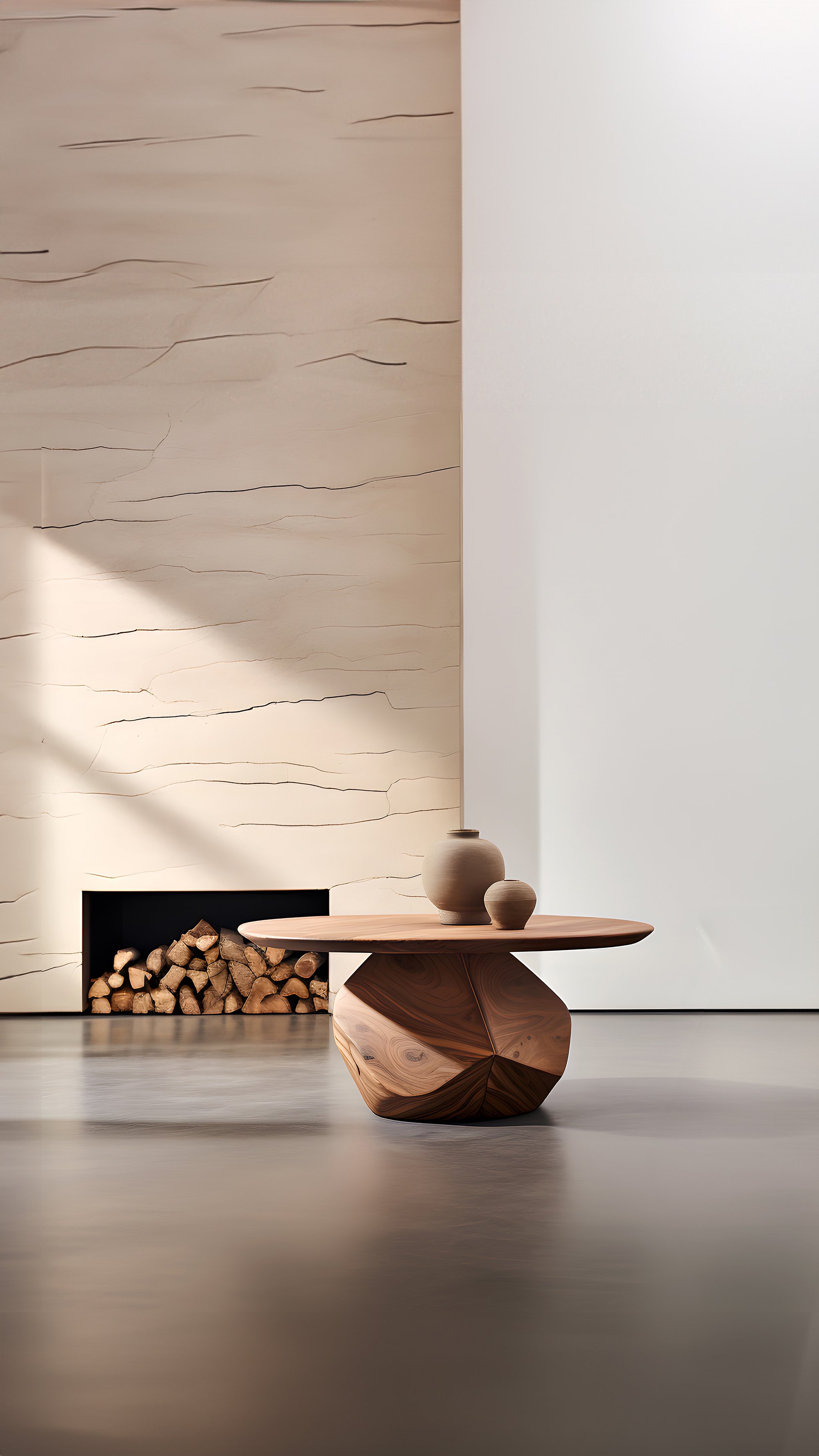 Sculptural Coffee Table Made of Solid Wood, Center Table Solace S35 by Joel Escalona — 9.jpg
