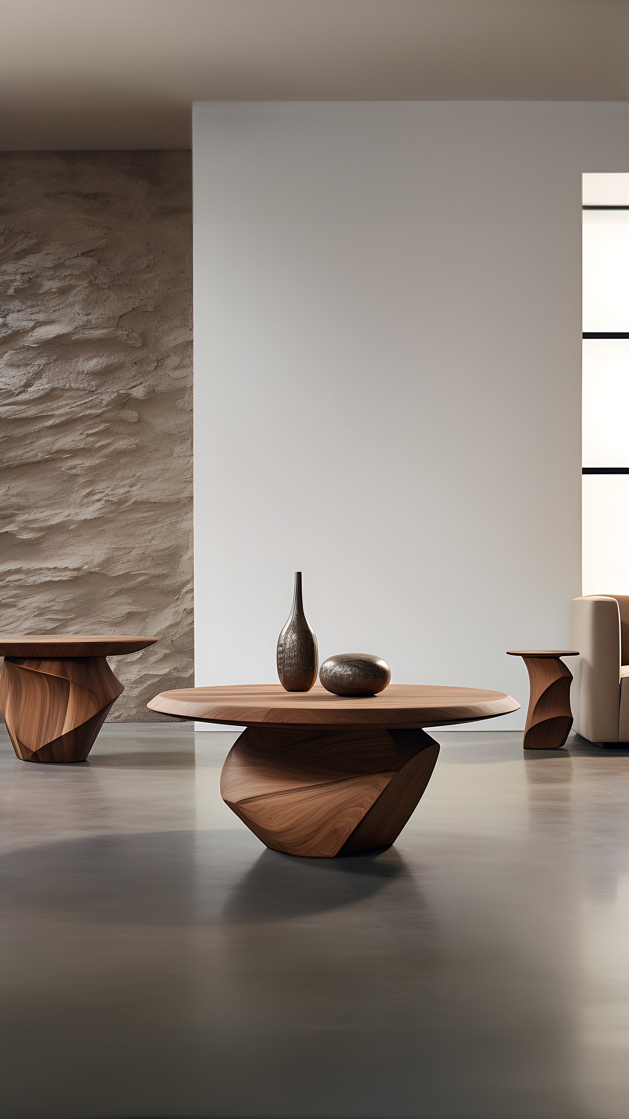 Sculptural Coffee Table Made of Solid Wood, Center Table Solace S37 by Joel Escalona — 7.jpg