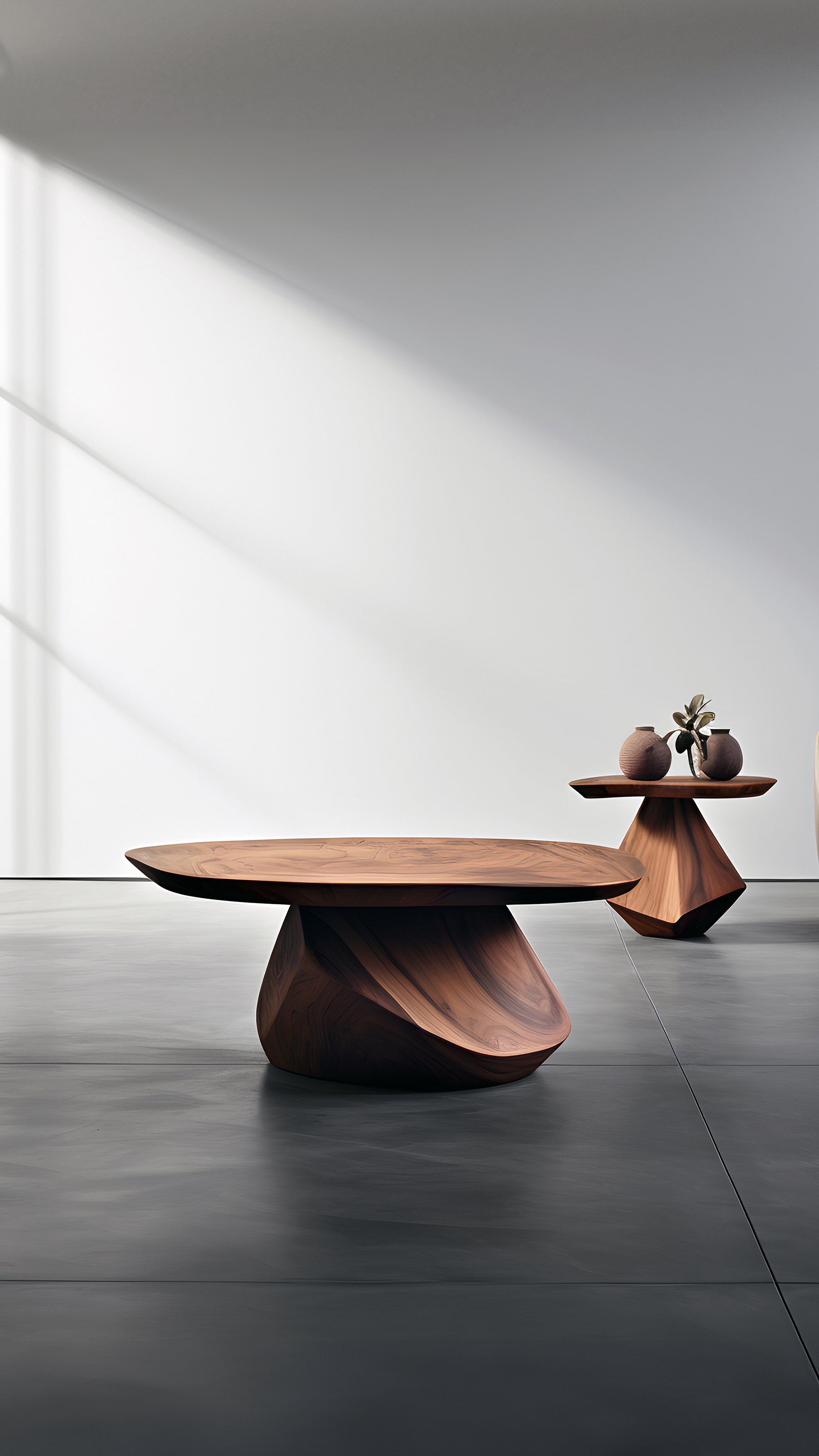 Sculptural Coffee Table Made of Solid Wood, Center Table Solace S38 by Joel Escalona — 7.jpg