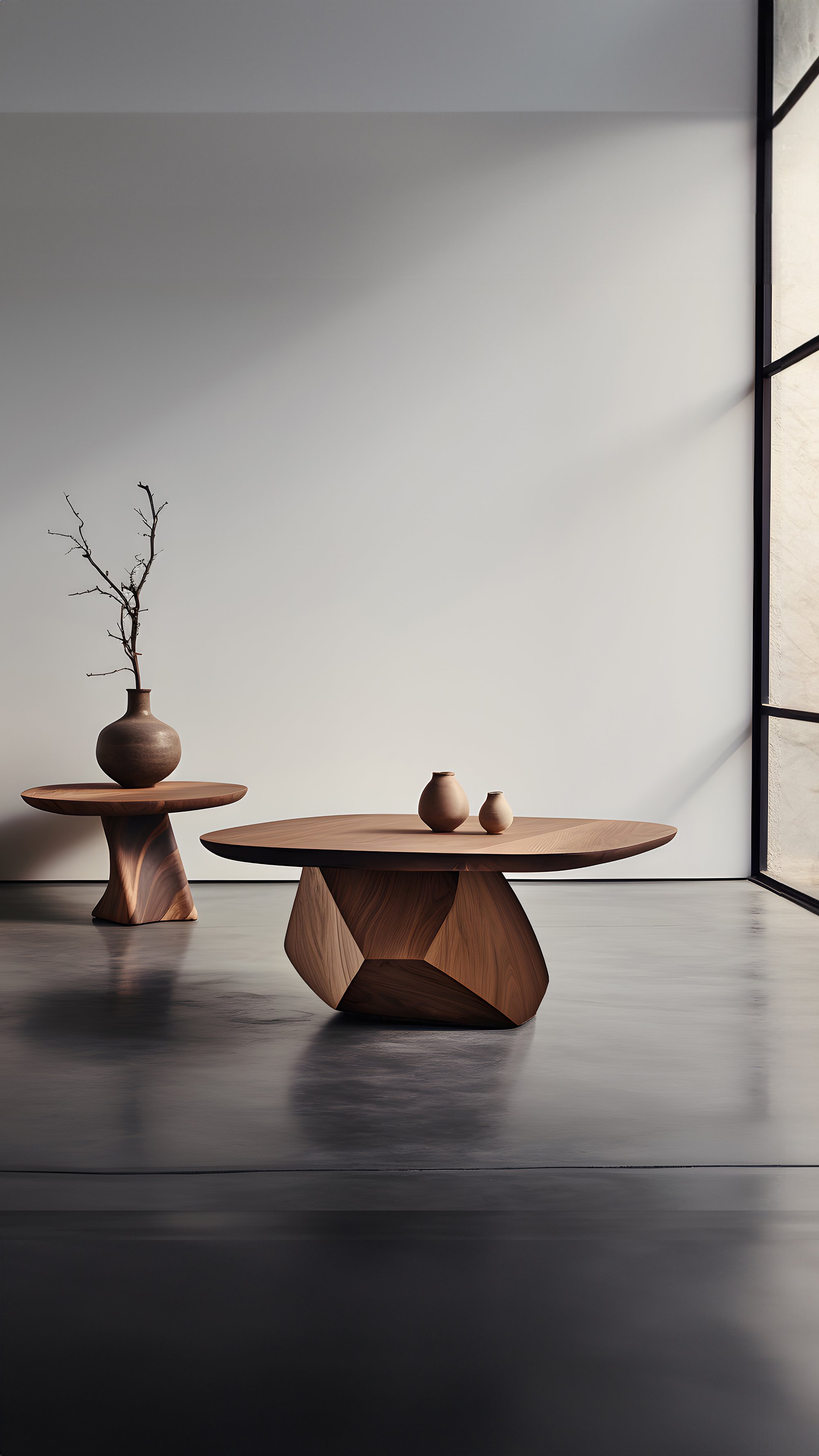 Sculptural Coffee Table Made of Solid Wood, Center Table Solace S39 by Joel Escalona — 9.jpg