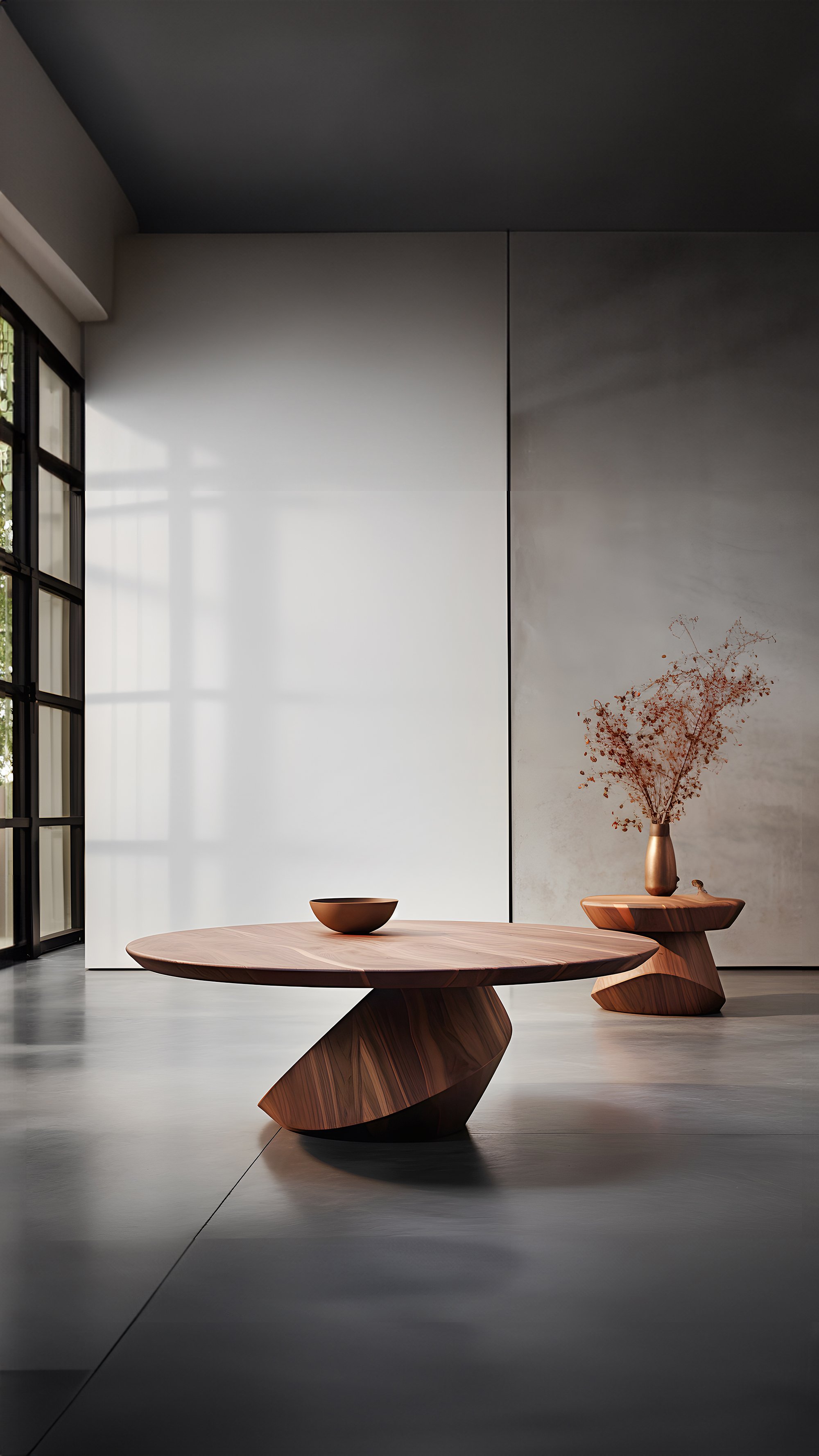 Sculptural Coffee Table Made of Solid Wood, Center Table Solace S40 by Joel Escalona — 7.jpg