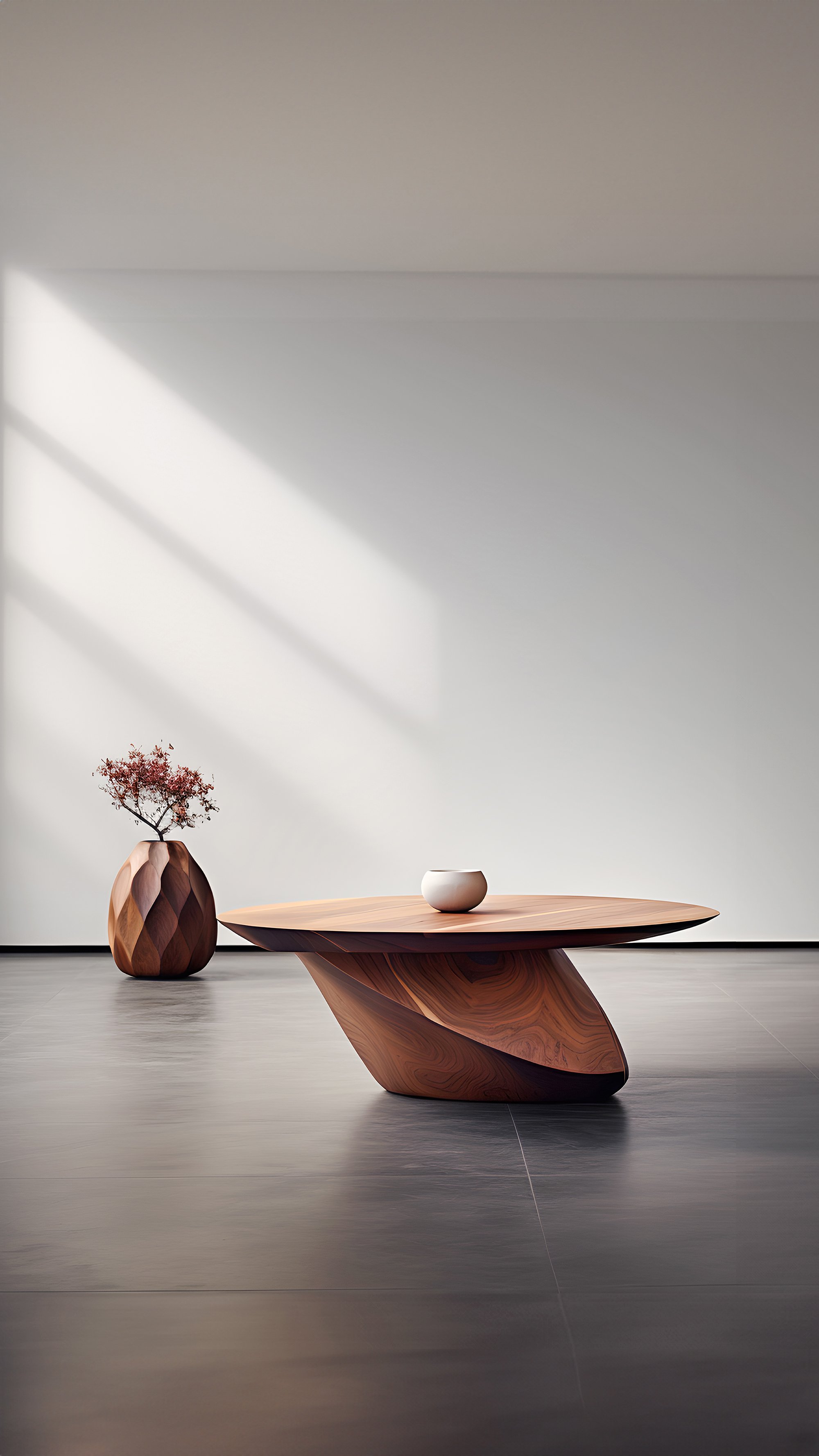 Sculptural Coffee Table Made of Solid Wood, Center Table Solace S40 by Joel Escalona — 9.jpg