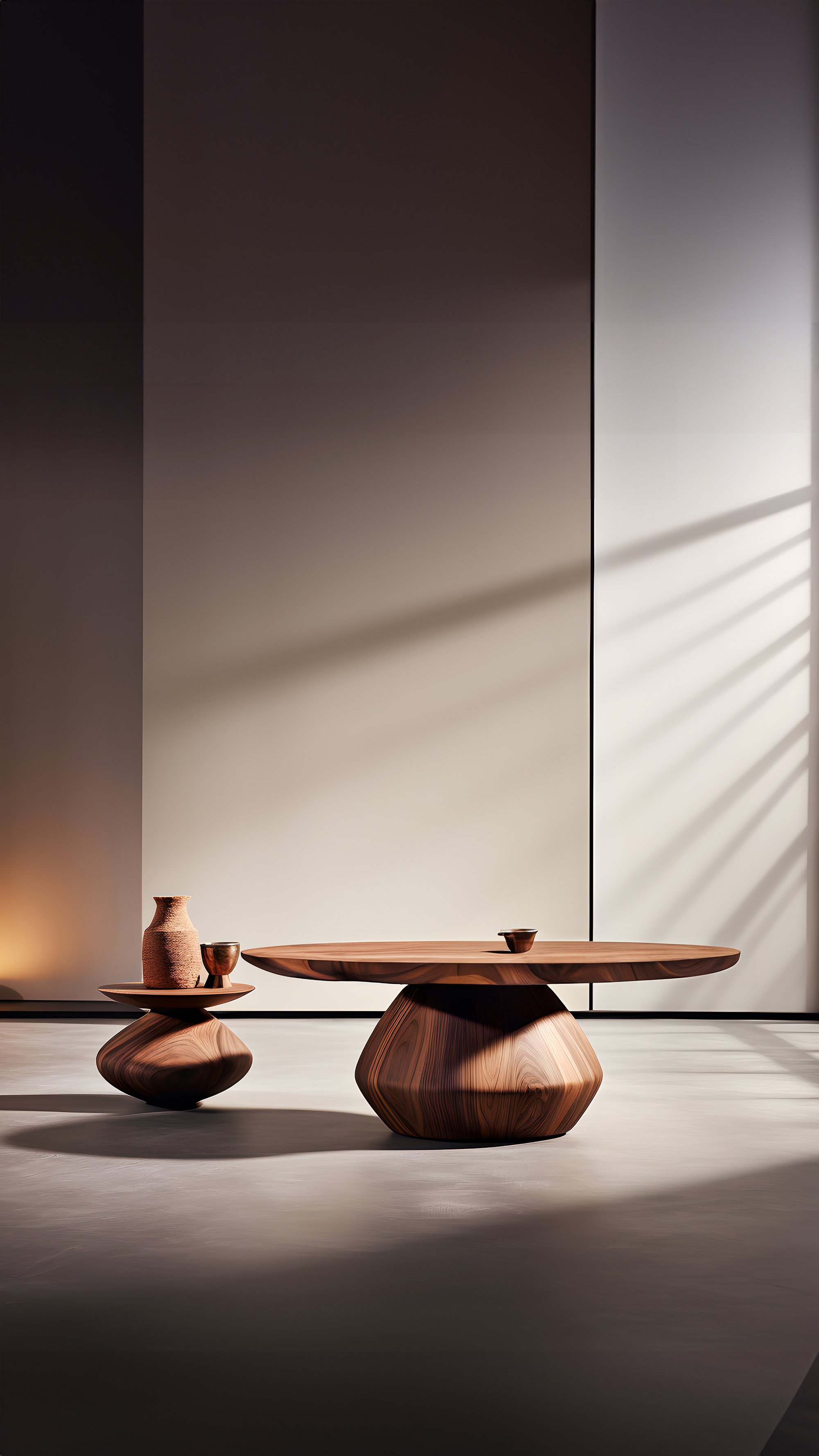 Sculptural Coffee Table Made of Solid Wood, Center Table Solace S42 by Joel Escalona — 7.jpg