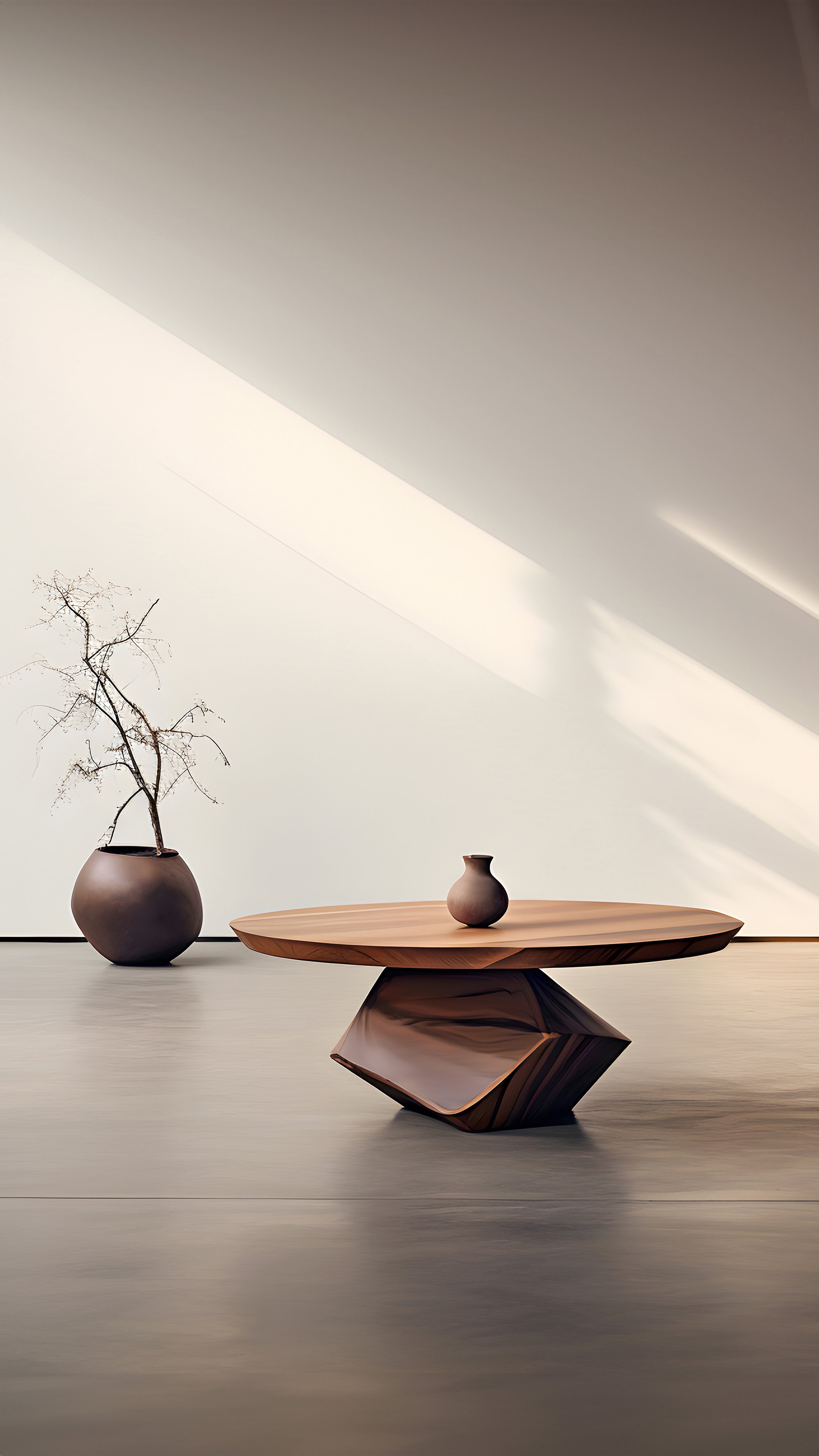 Sculptural Coffee Table Made of Solid Wood, Center Table Solace S43 by Joel Escalona — 9.jpg