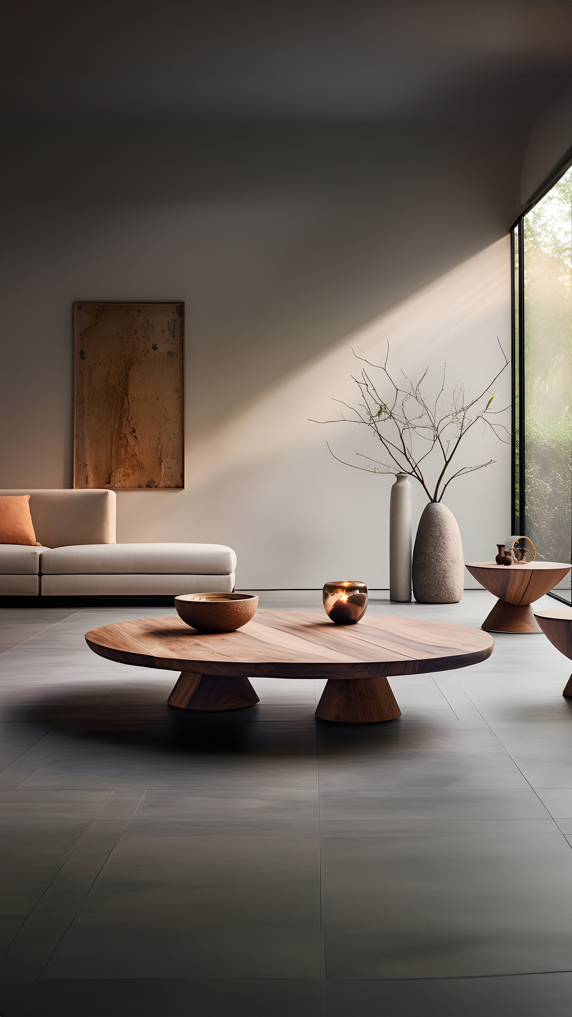 Sculptural Coffee Table Made of Solid Wood, Center Table Solace S45 by Joel Escalona — 9.jpg