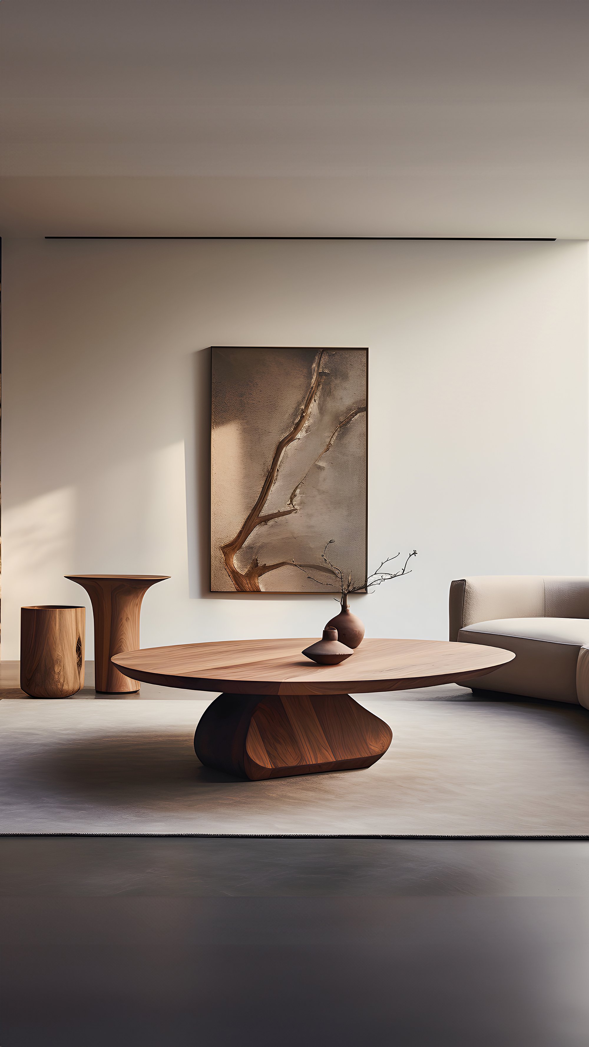 Sculptural Coffee Table Made of Solid Wood, Center Table Solace S46 by Joel Escalona — 4.jpg