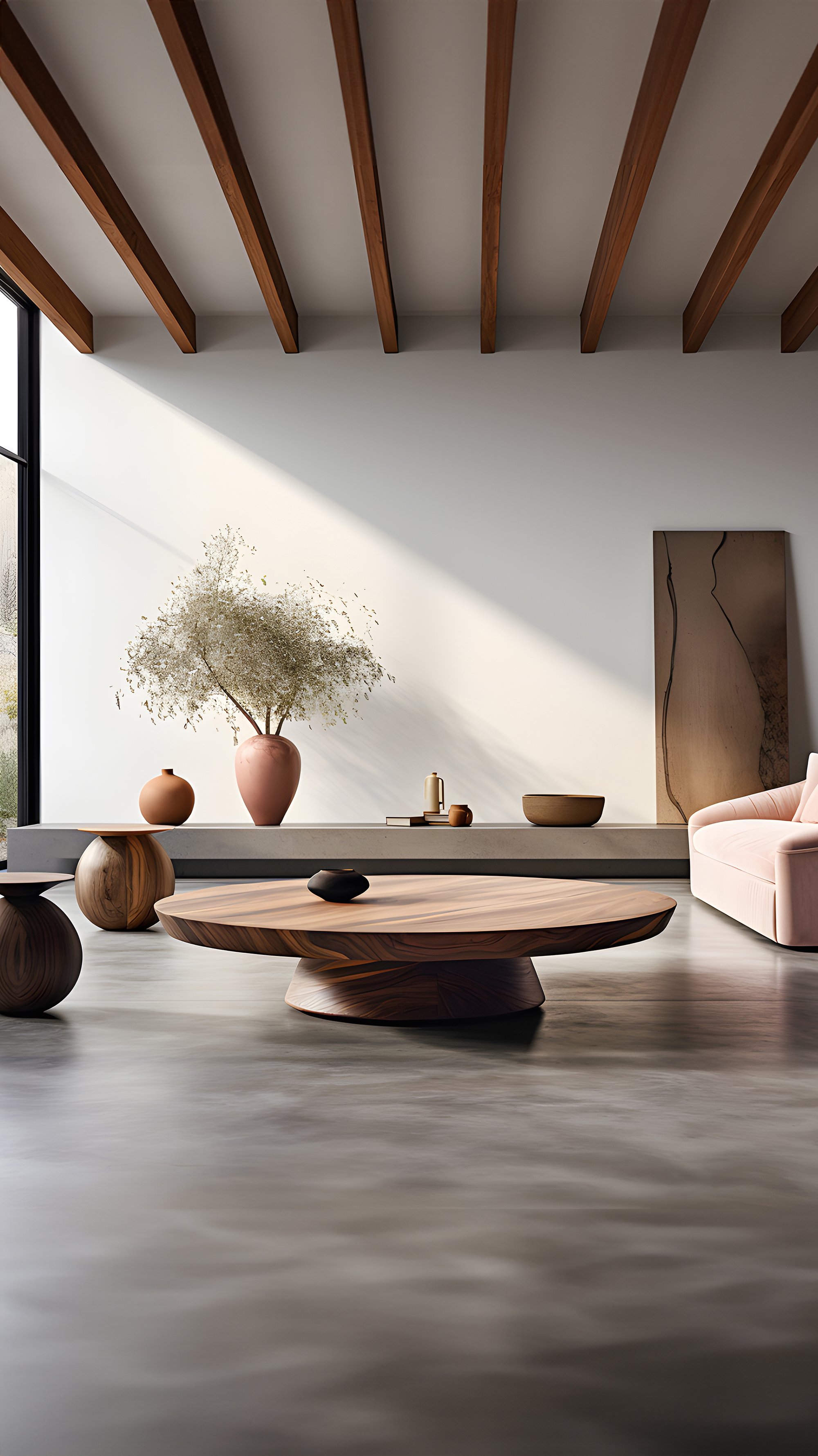 Sculptural Coffee Table Made of Solid Wood, Center Table Solace S48 by Joel Escalona — 7.jpg