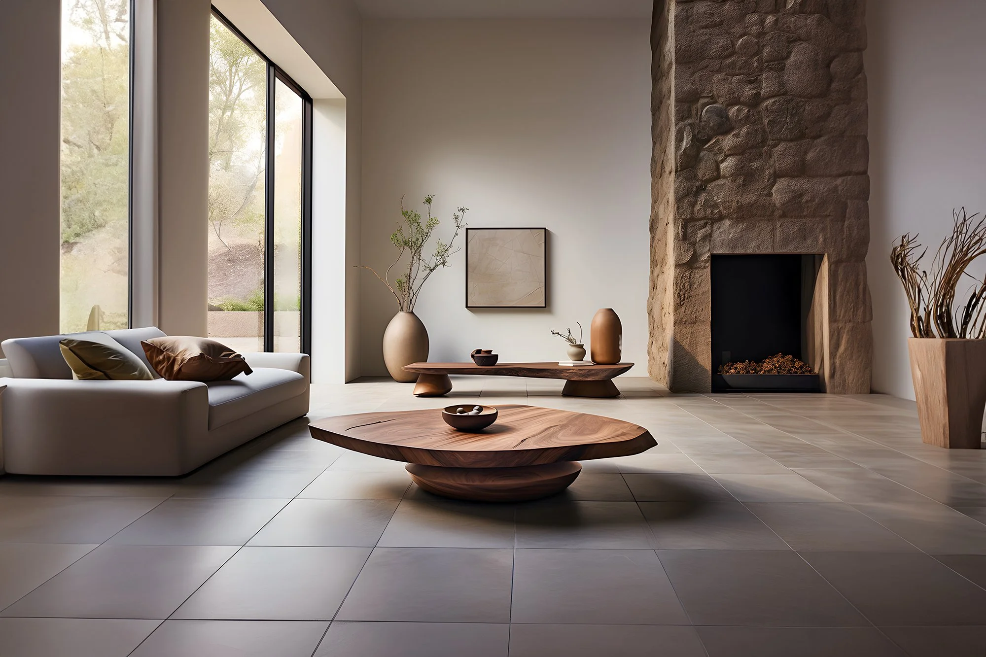 Sculptural Coffee Table Made of Solid Wood, Center Table Solace S50 by Joel Escalona — 3.jpg