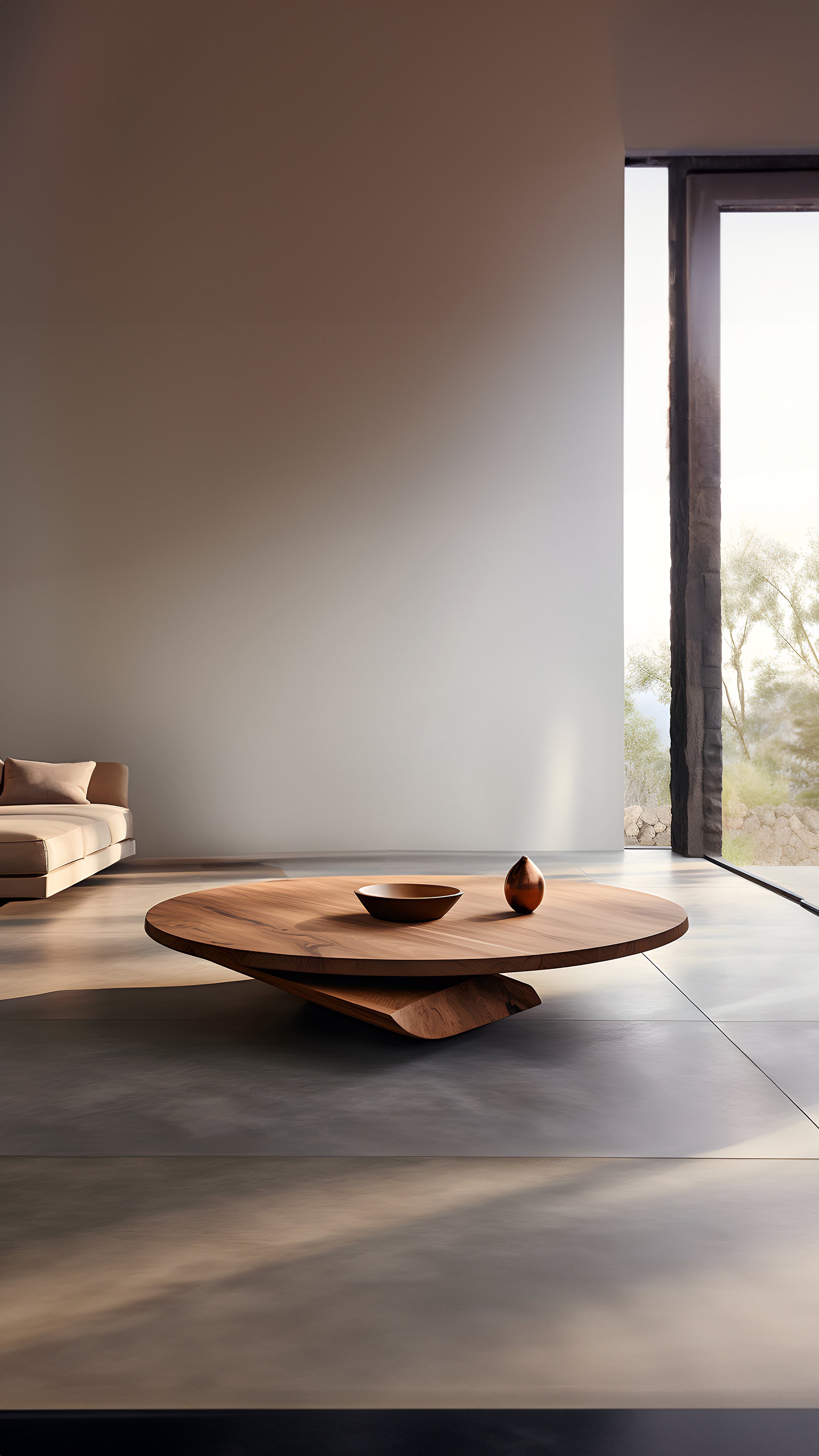 Sculptural Coffee Table Made of Solid Wood, Center Table Solace S51 by Joel Escalona — 7.jpg